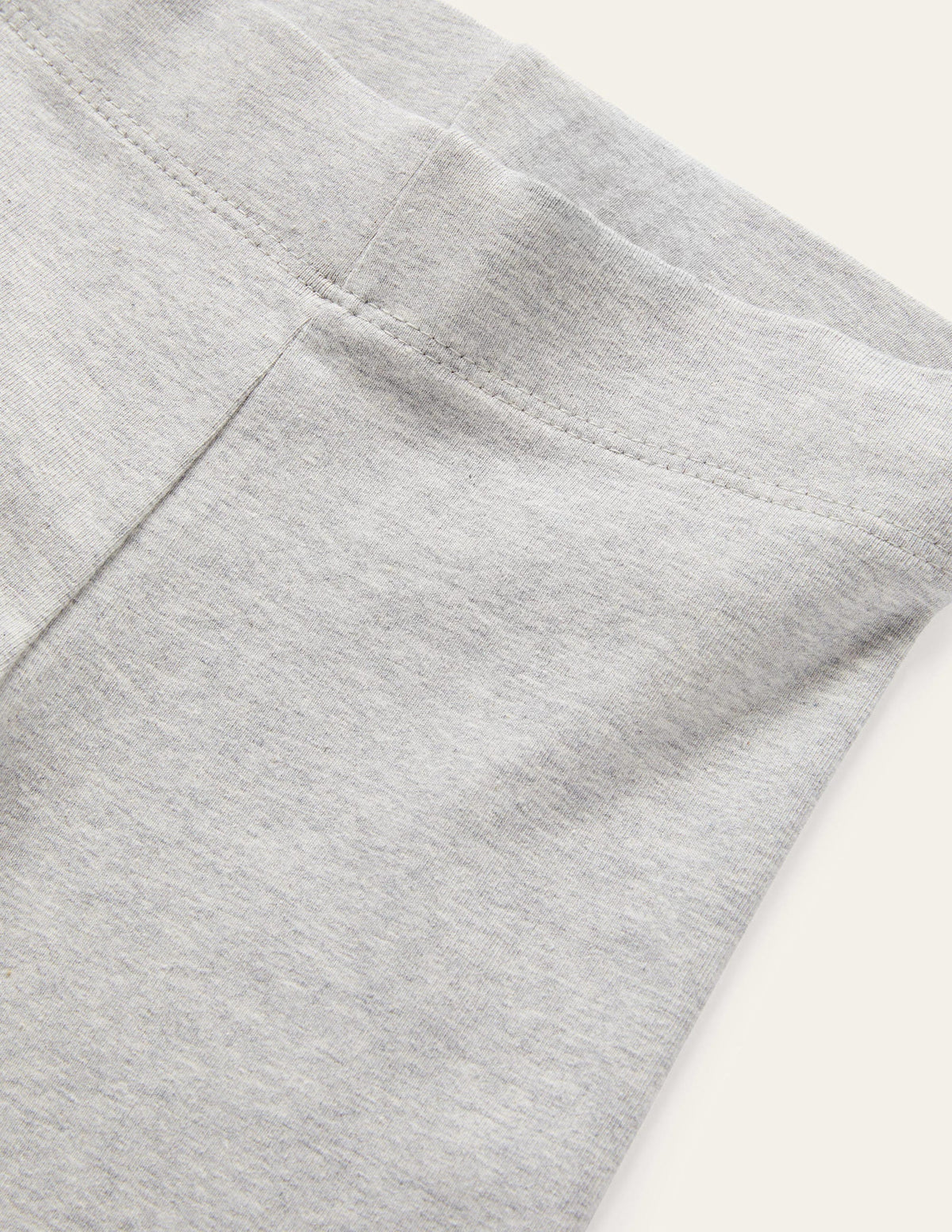 Plain Cosy Leggings-Grey Marl-3