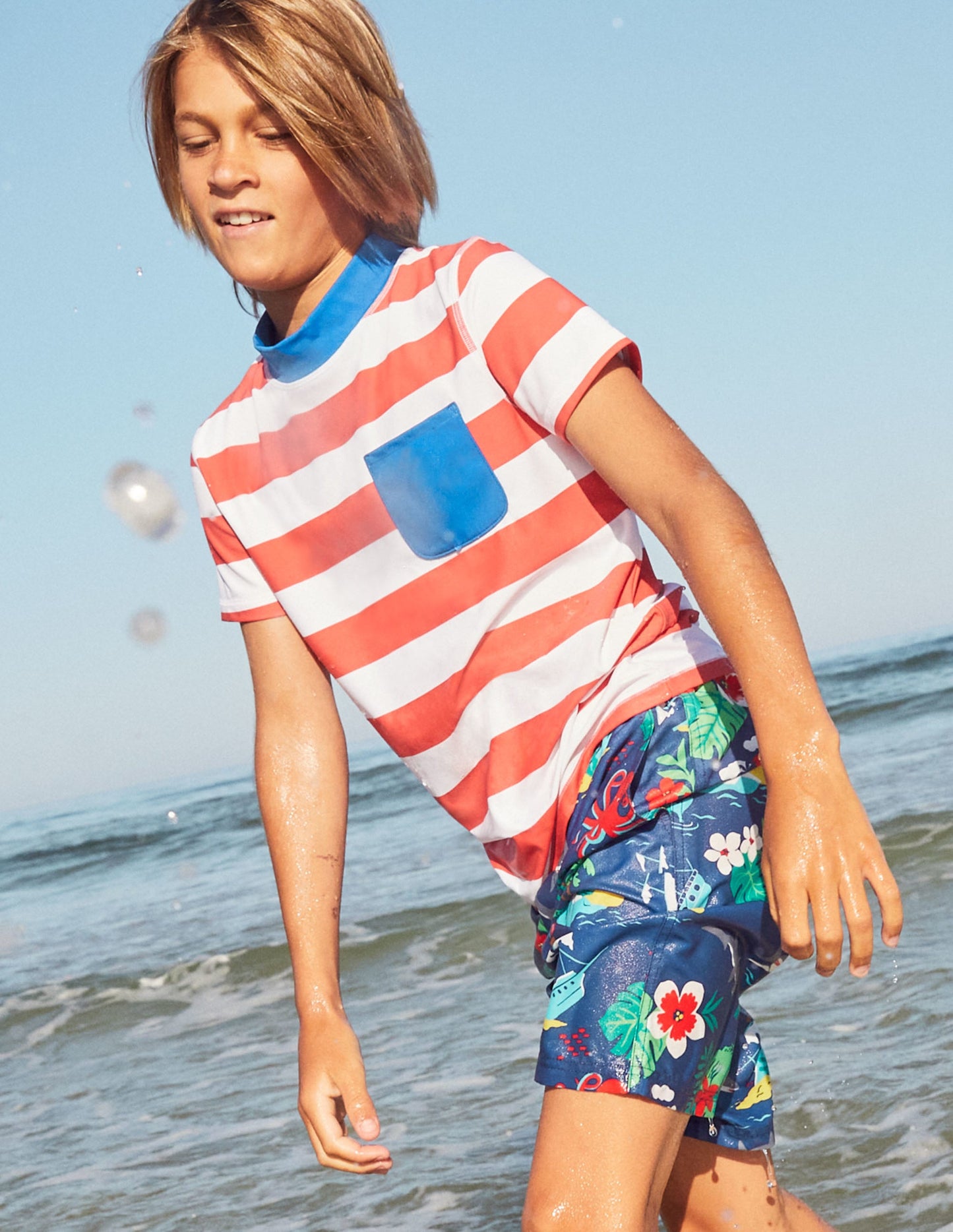 Board Shorts-Starboard Swim Surf Floral