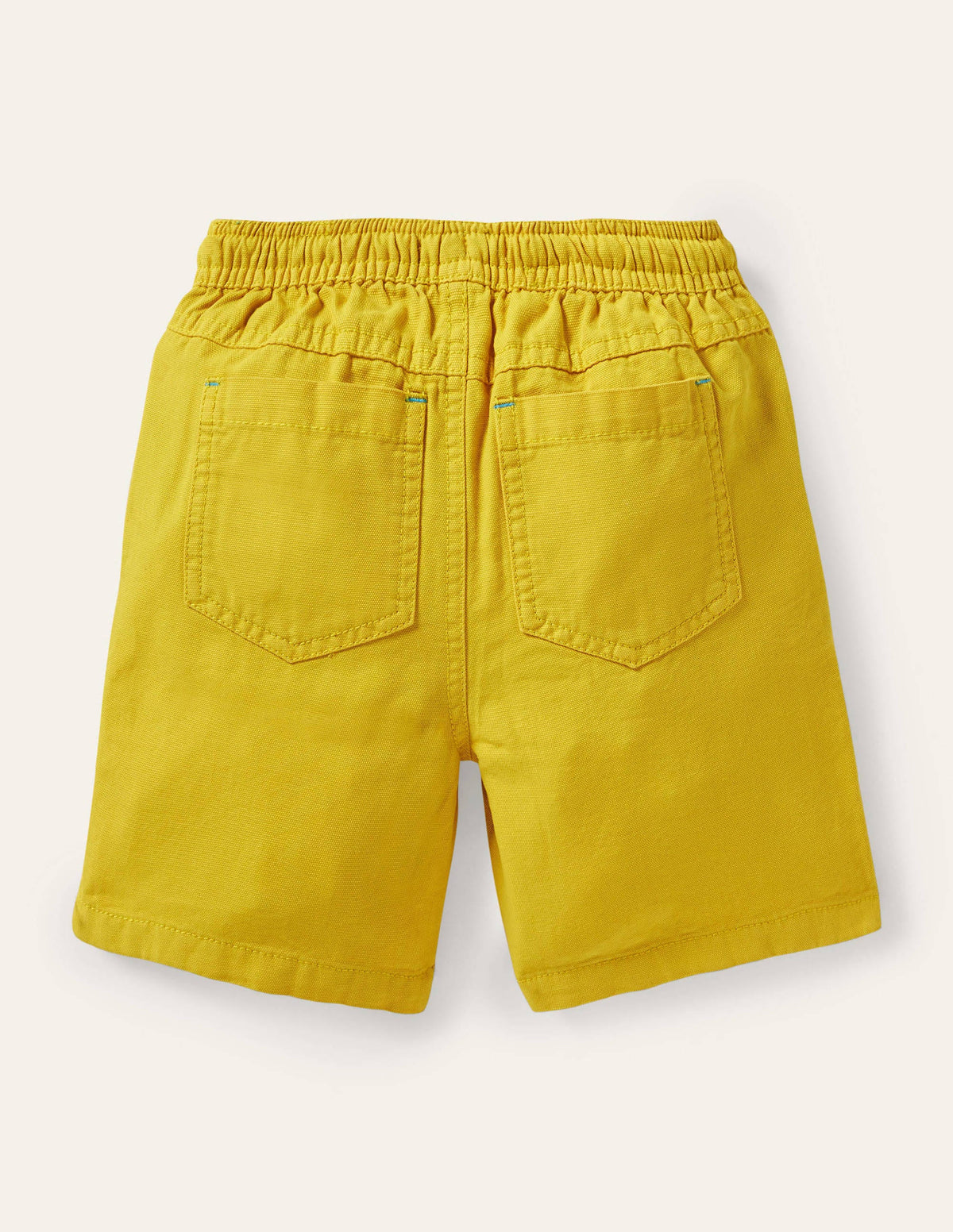 Pull-on Drawstring Shorts-Daffodil Yellow - Image 2