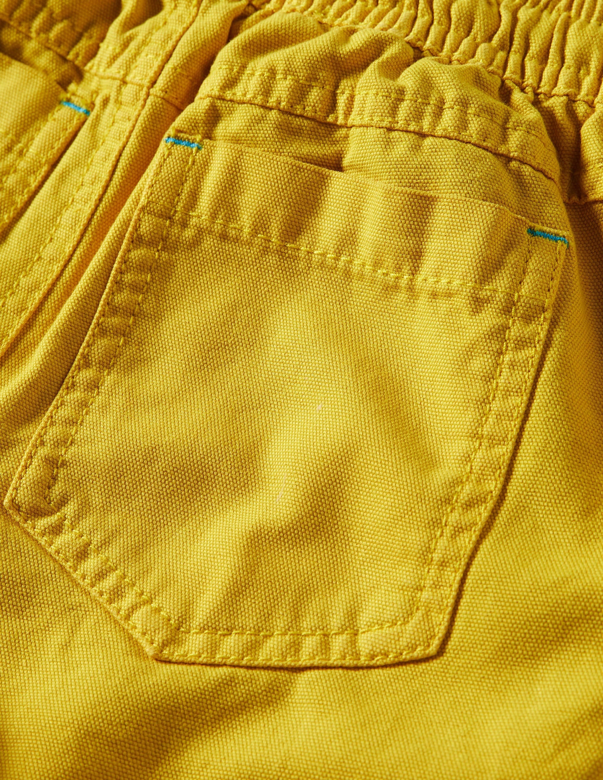 Pull-on Drawstring Shorts-Daffodil Yellow - Image 3