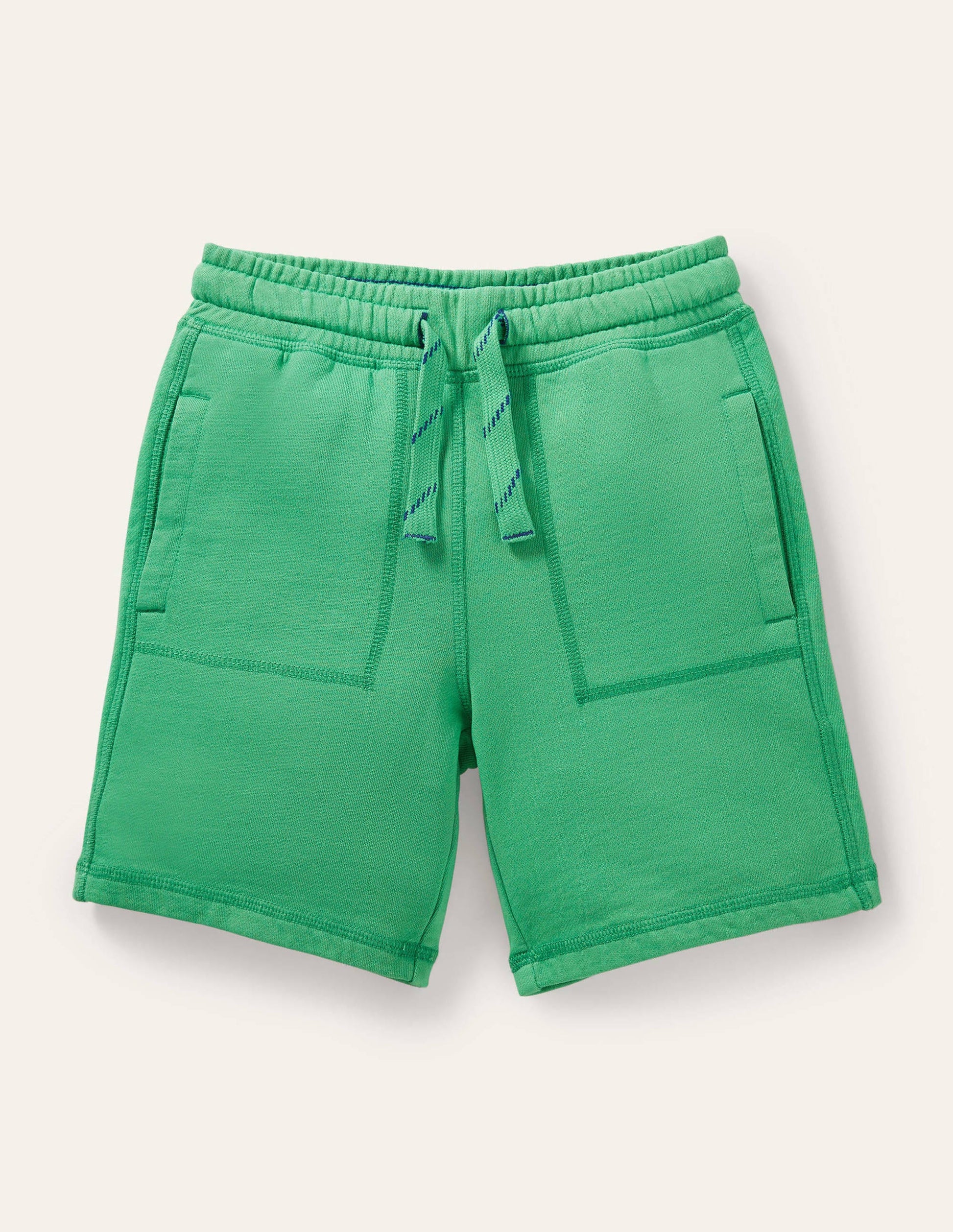 Garment-dyed Sweatshorts-Iguana Green-1