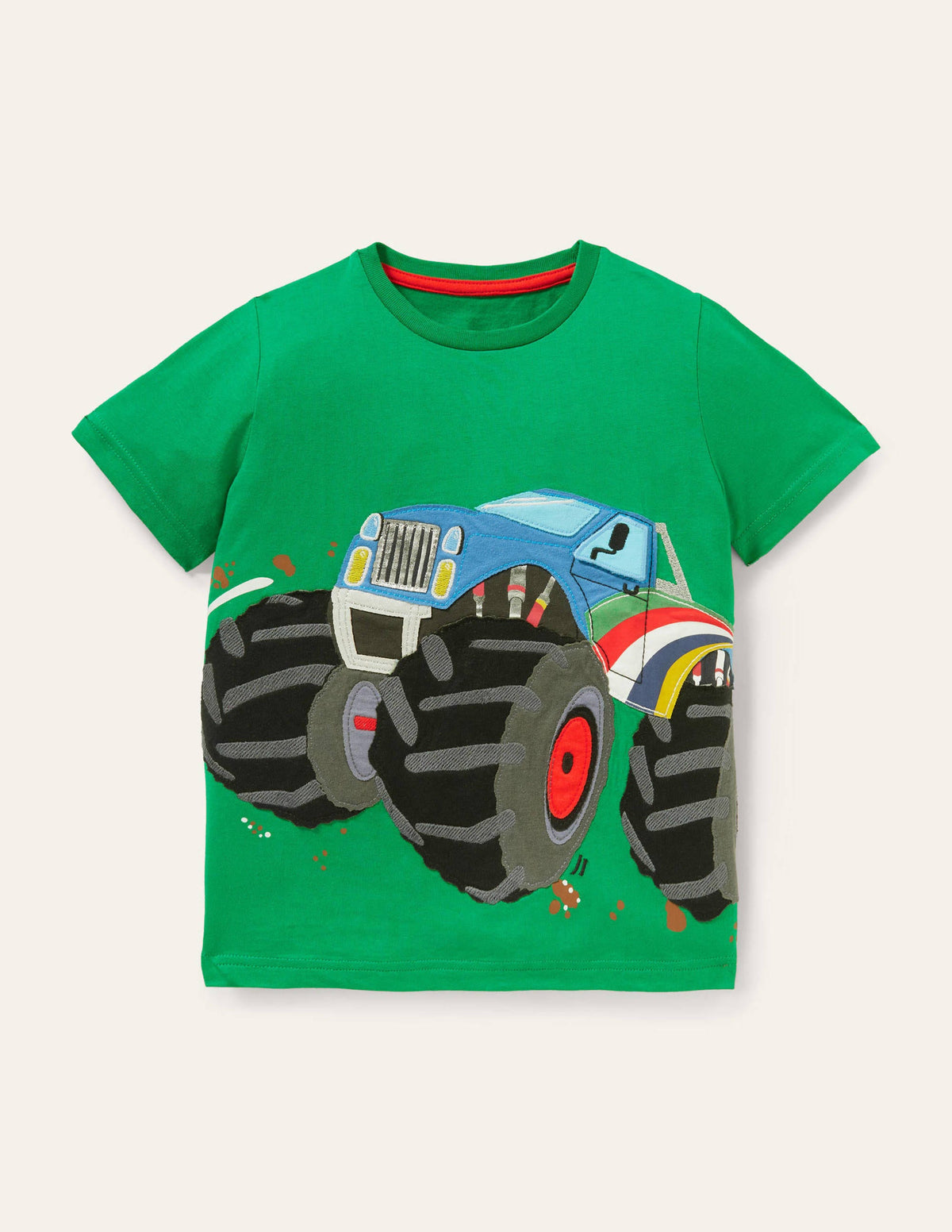 Lift-the-Flap T-shirt-Green Pepper Monster Truck-1