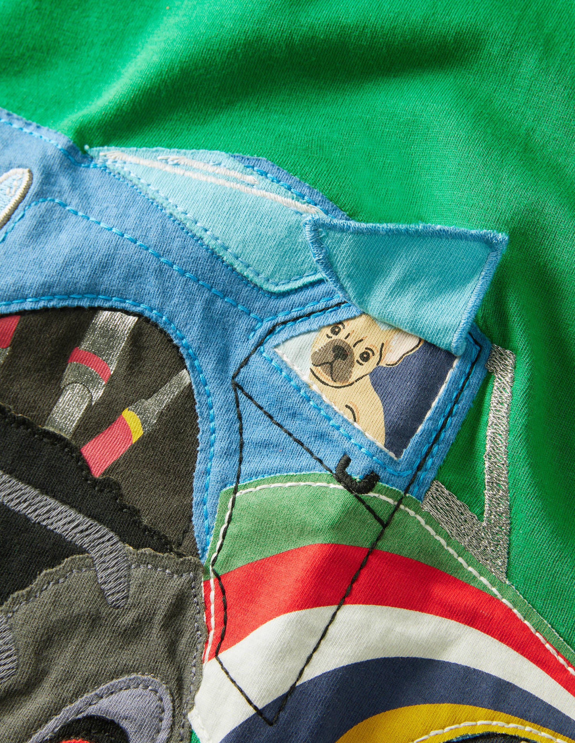 Lift-the-Flap T-shirt-Green Pepper Monster Truck - Image 3