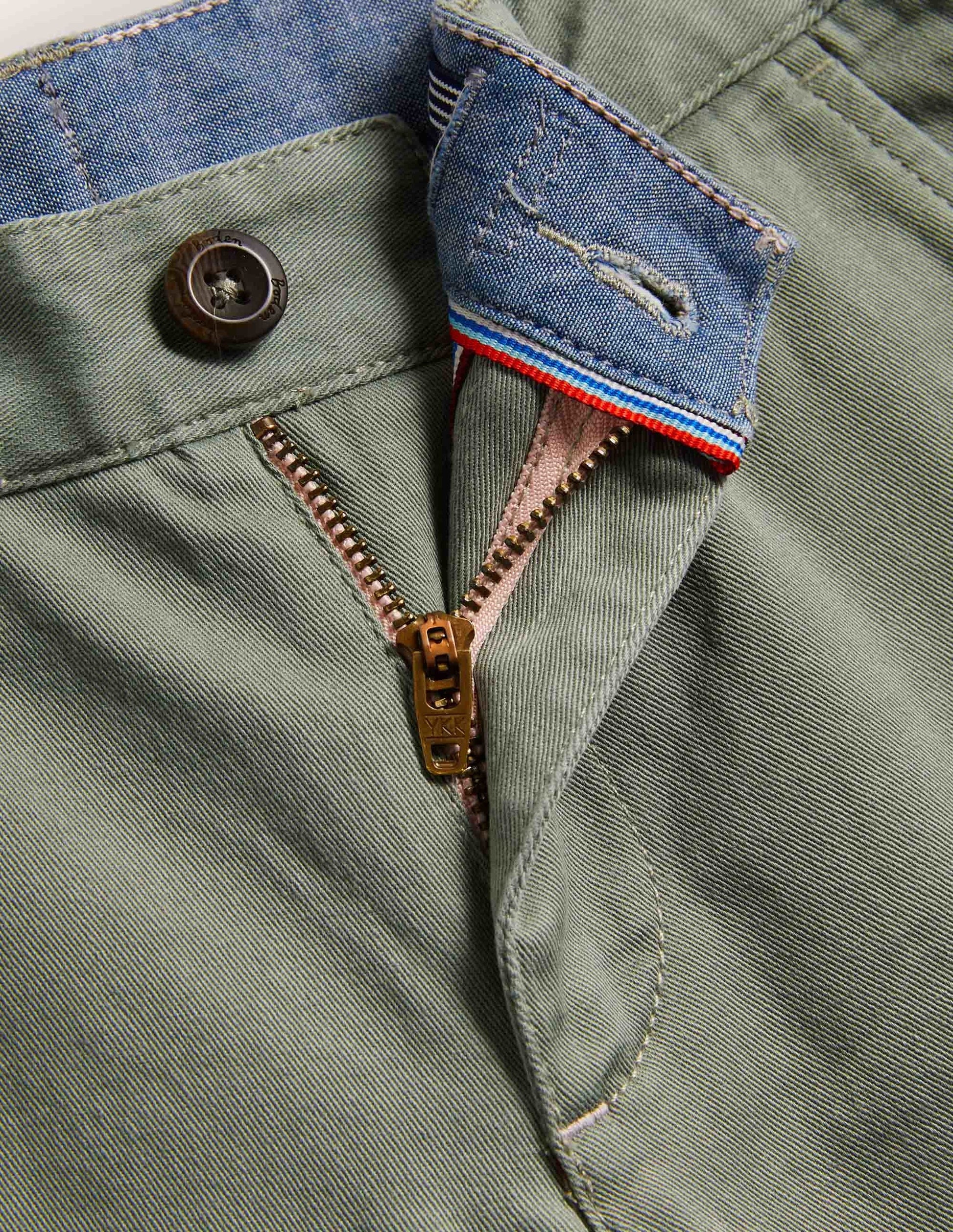 Chino Stretch Trousers-Pottery Green-3