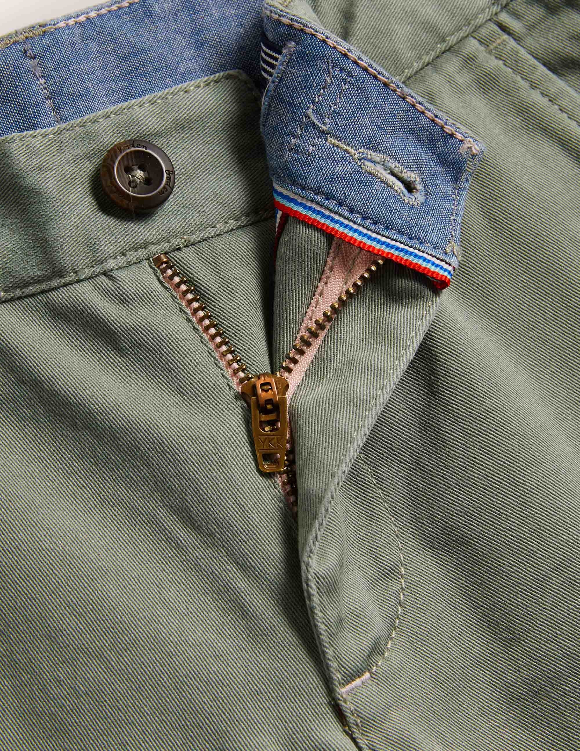 Chino Stretch Trousers-Pottery Green - Image 3
