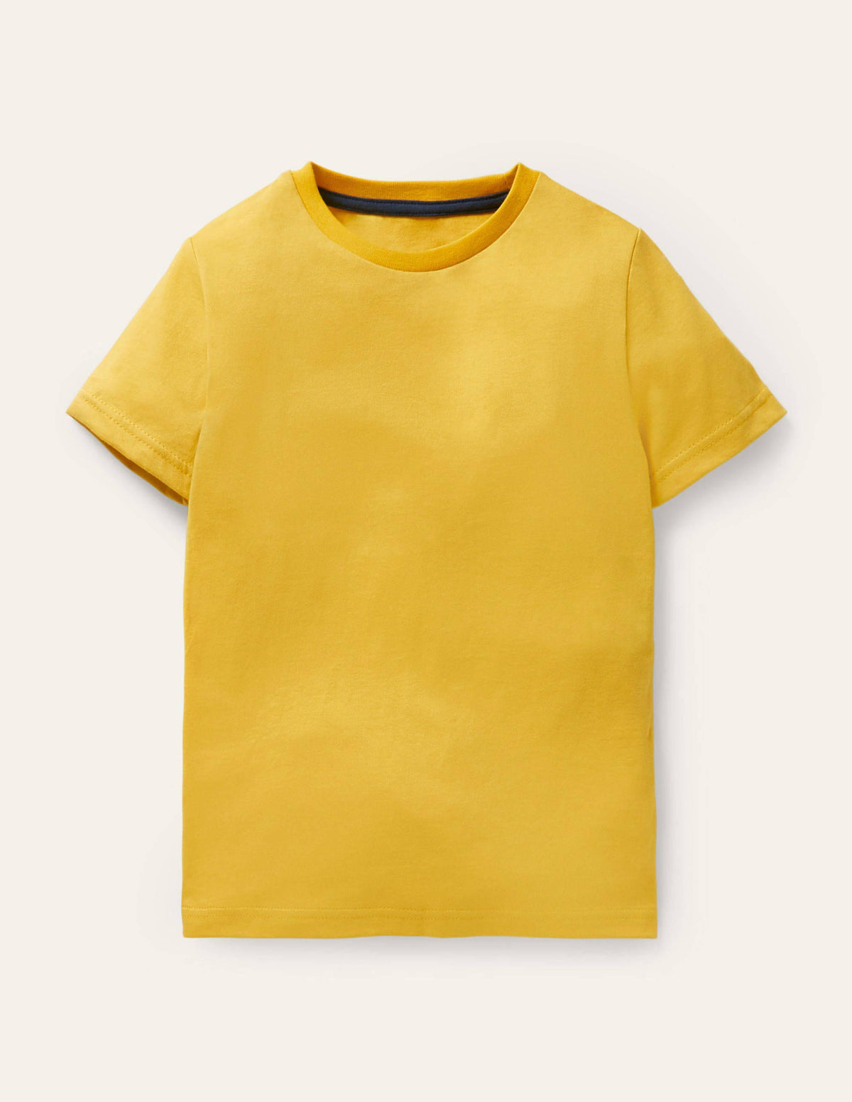 Slub Washed T-shirt-Sweetcorn Yellow - Image 1