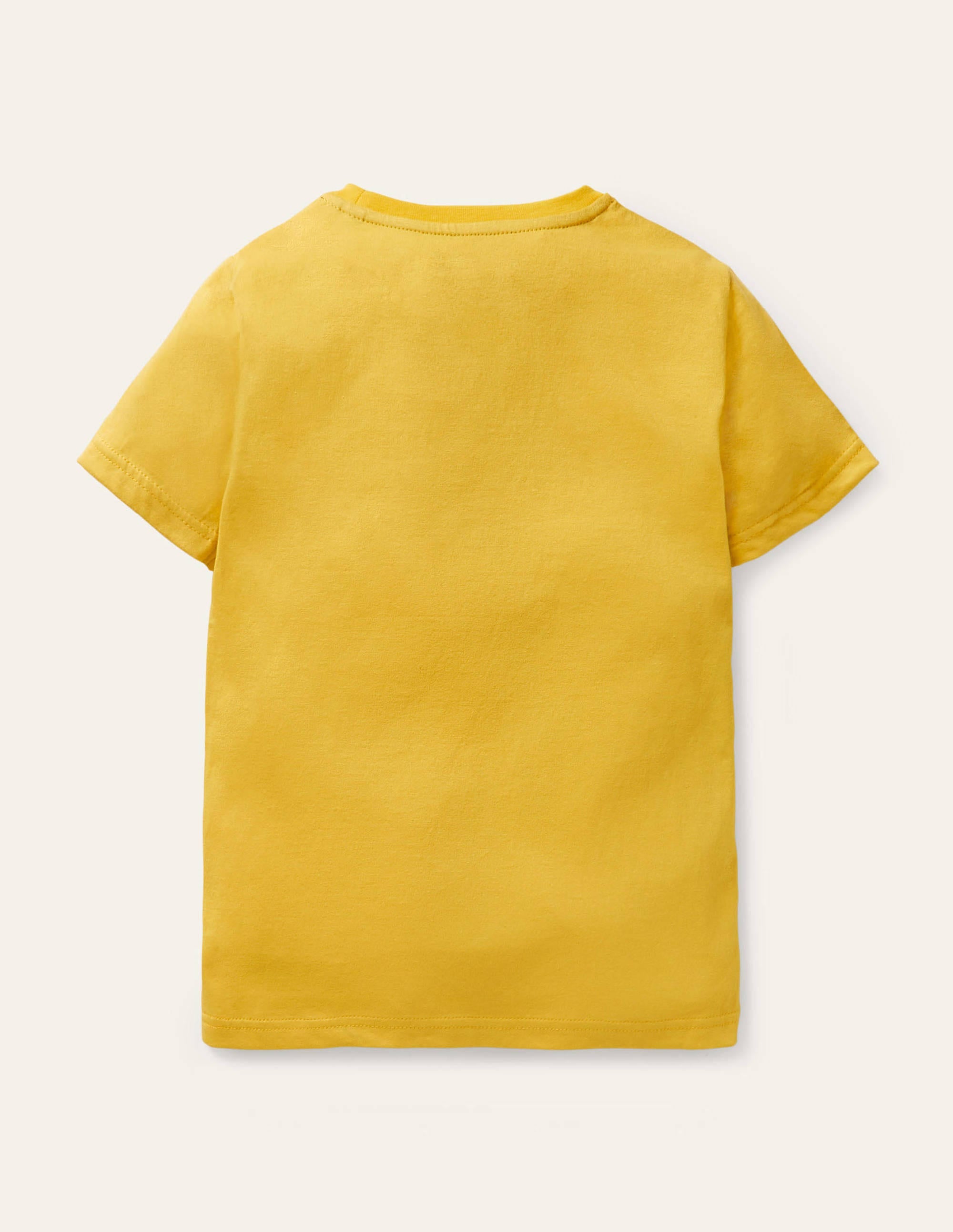 Slub Washed T-shirt-Sweetcorn Yellow - Image 2