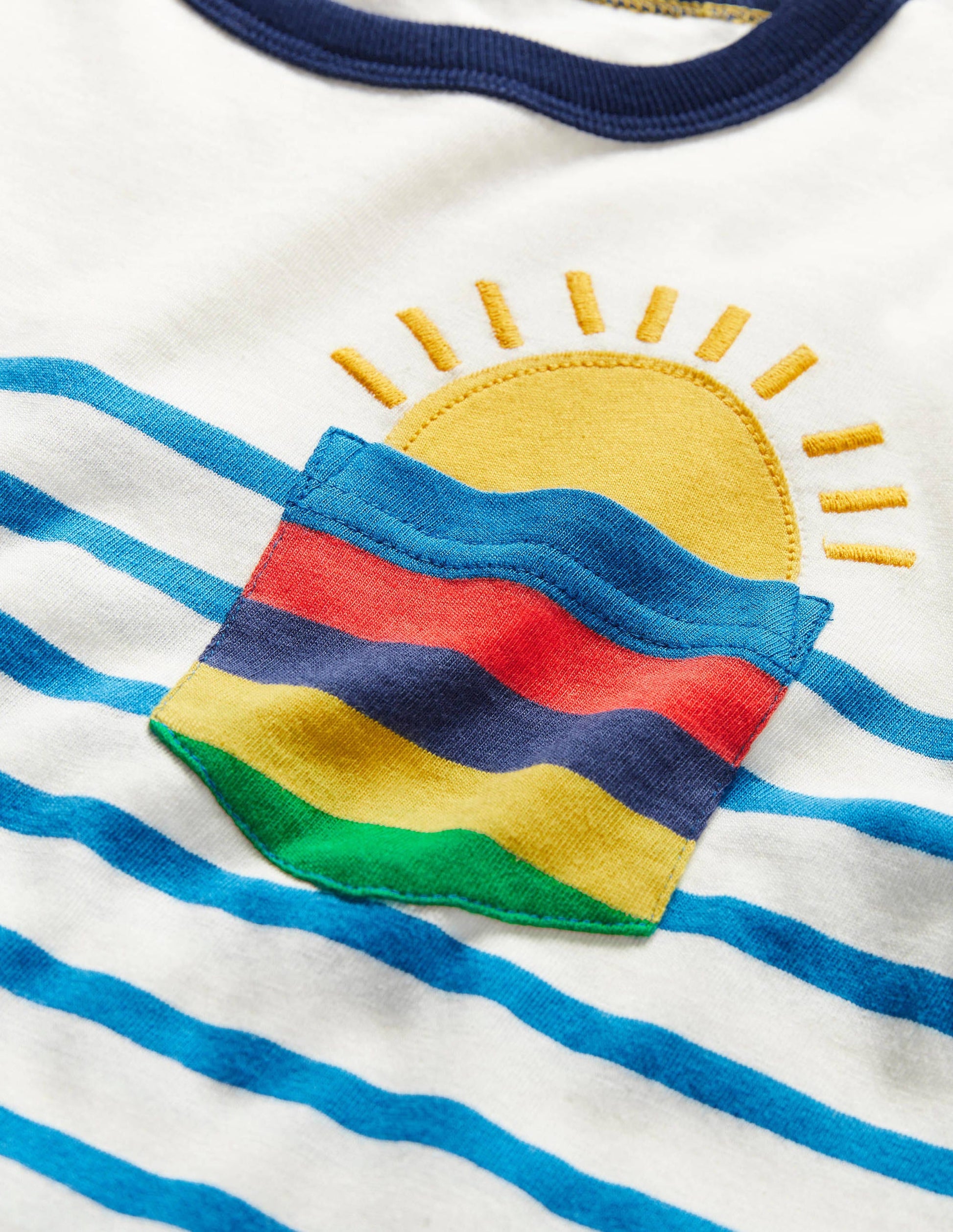 Long Sleeve Breton T-shirt-Ivory/Moroccan Blue Weather-3
