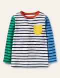Long Sleeve Breton T-shirt-Multi Hotchpotch