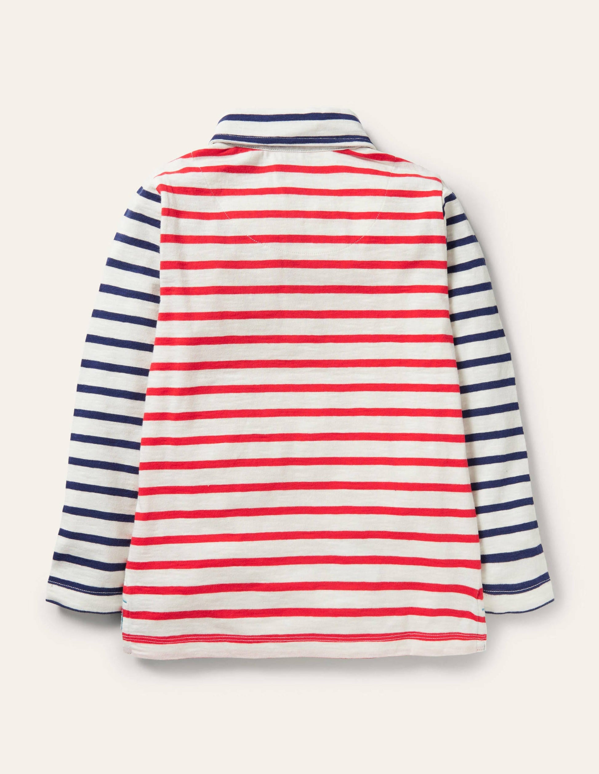 Supersoft Jersey Polo-Starboard Blue/Strawberry Red-2