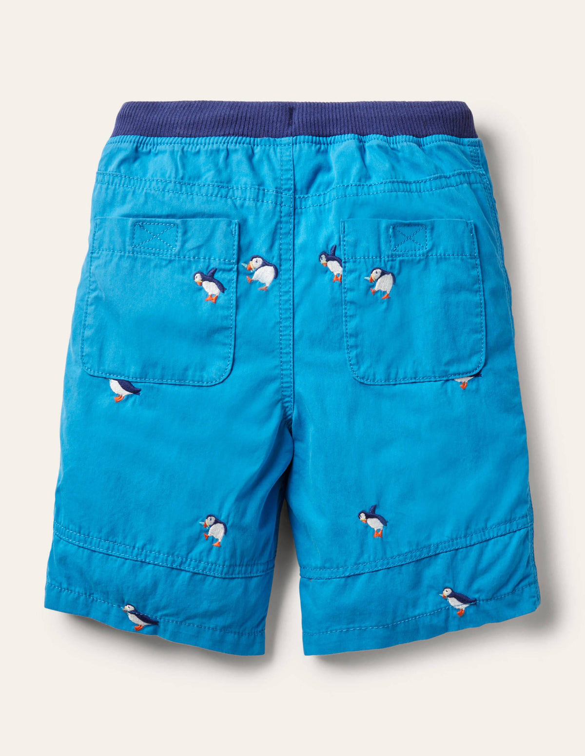 Adventure Shorts-Moroccan Blue Puffins - Image 2