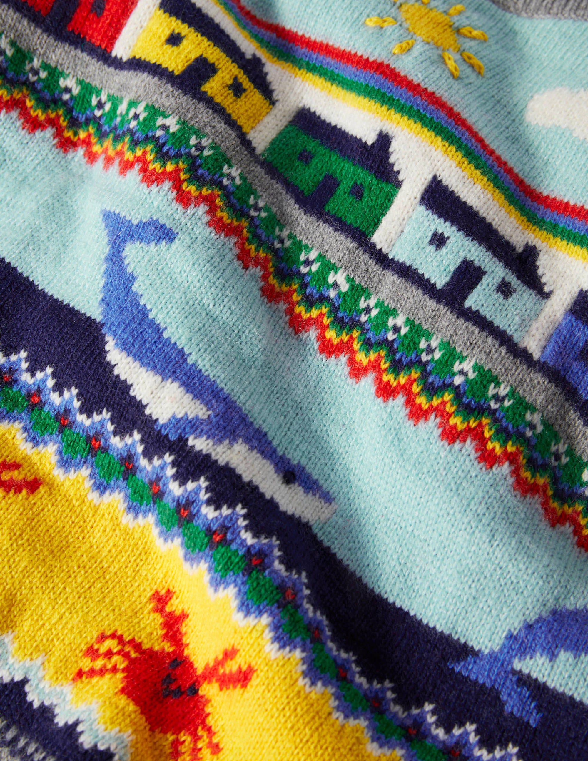 Seaside Fair Isle Jumper-Whales Fair Isle - Image 3