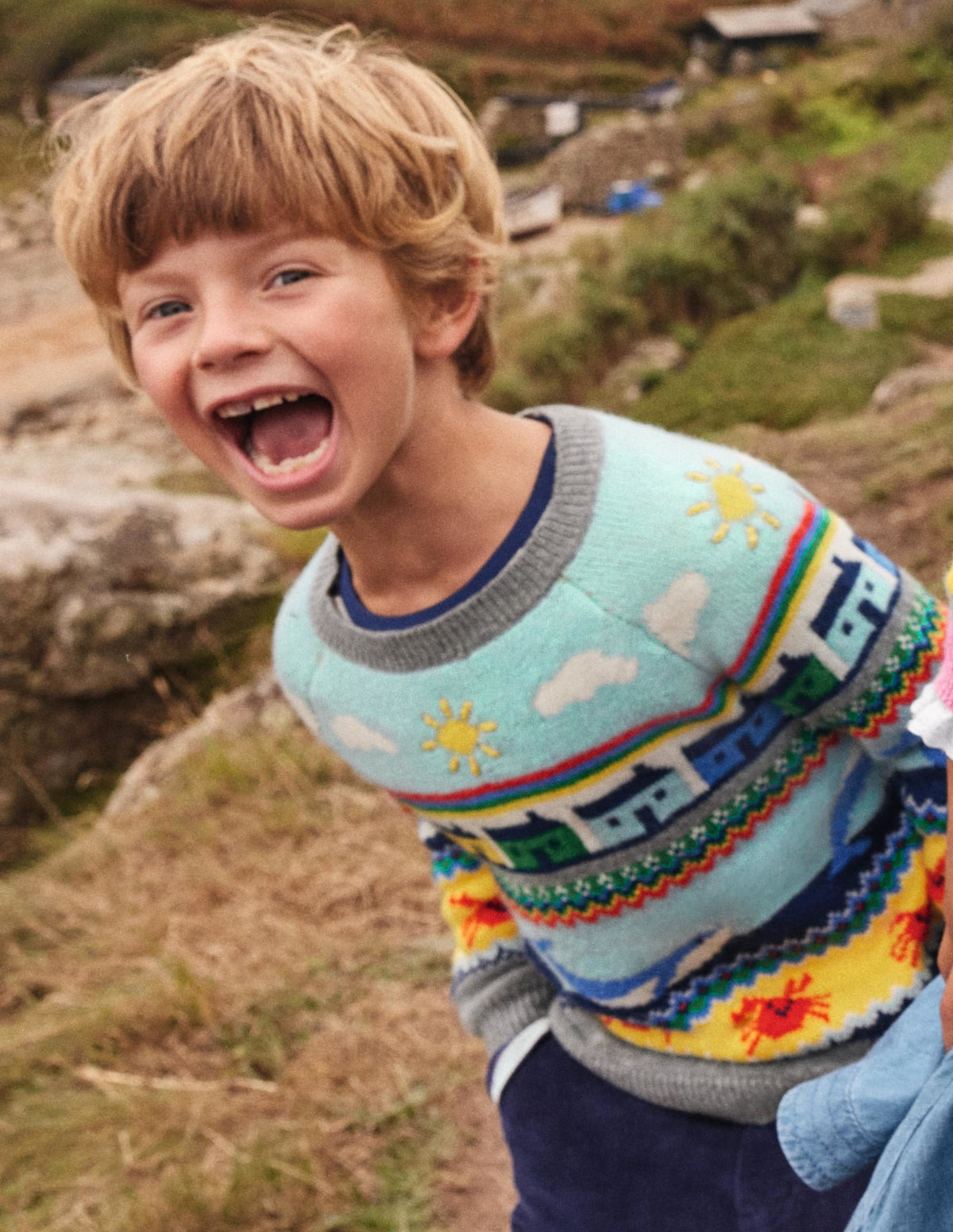 Seaside Fair Isle Jumper-Whales Fair Isle - Image 4