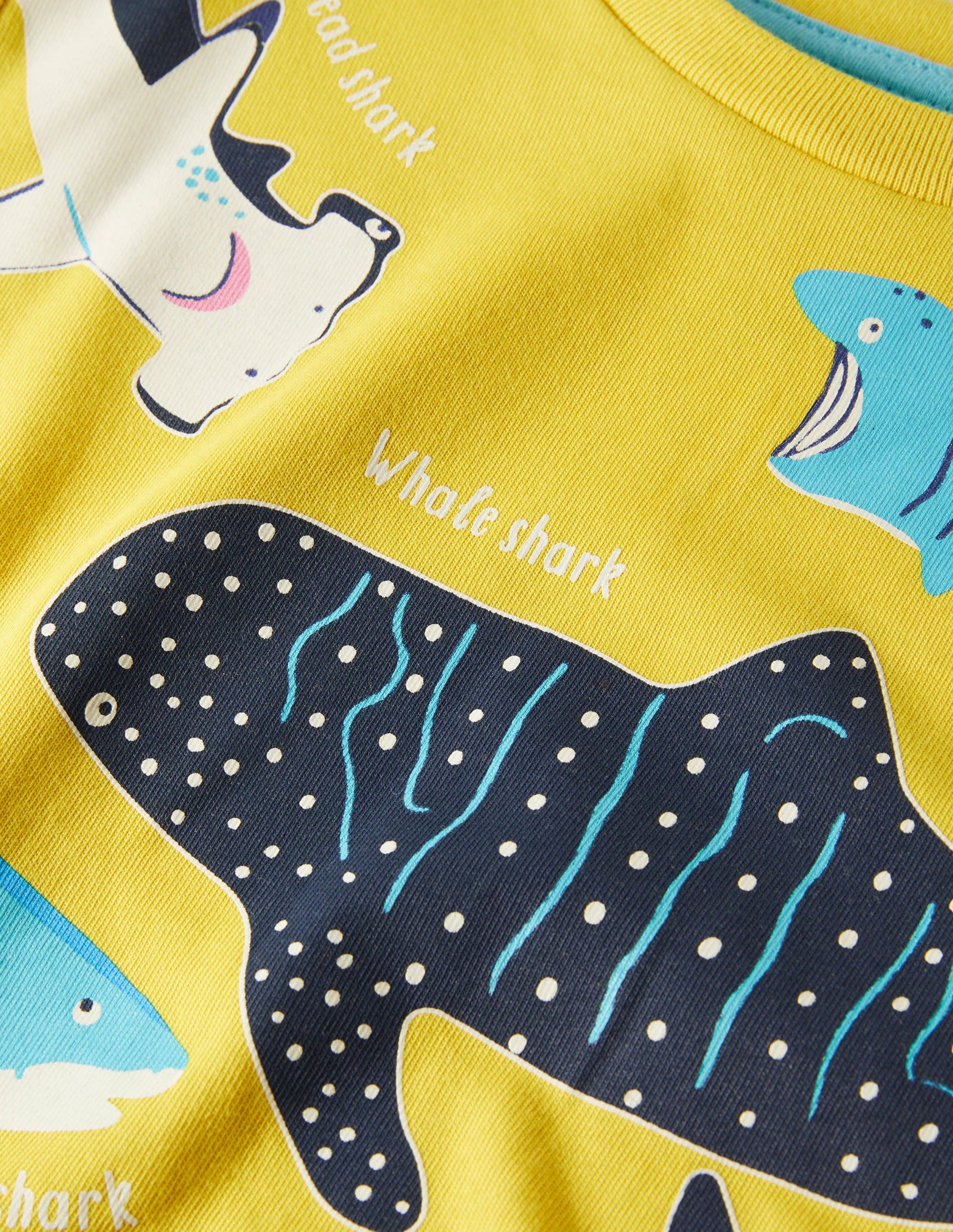 Yellow Shark Glow-in-the-Dark Sea T-Shirt-Sweetcorn Yellow Sharks-3