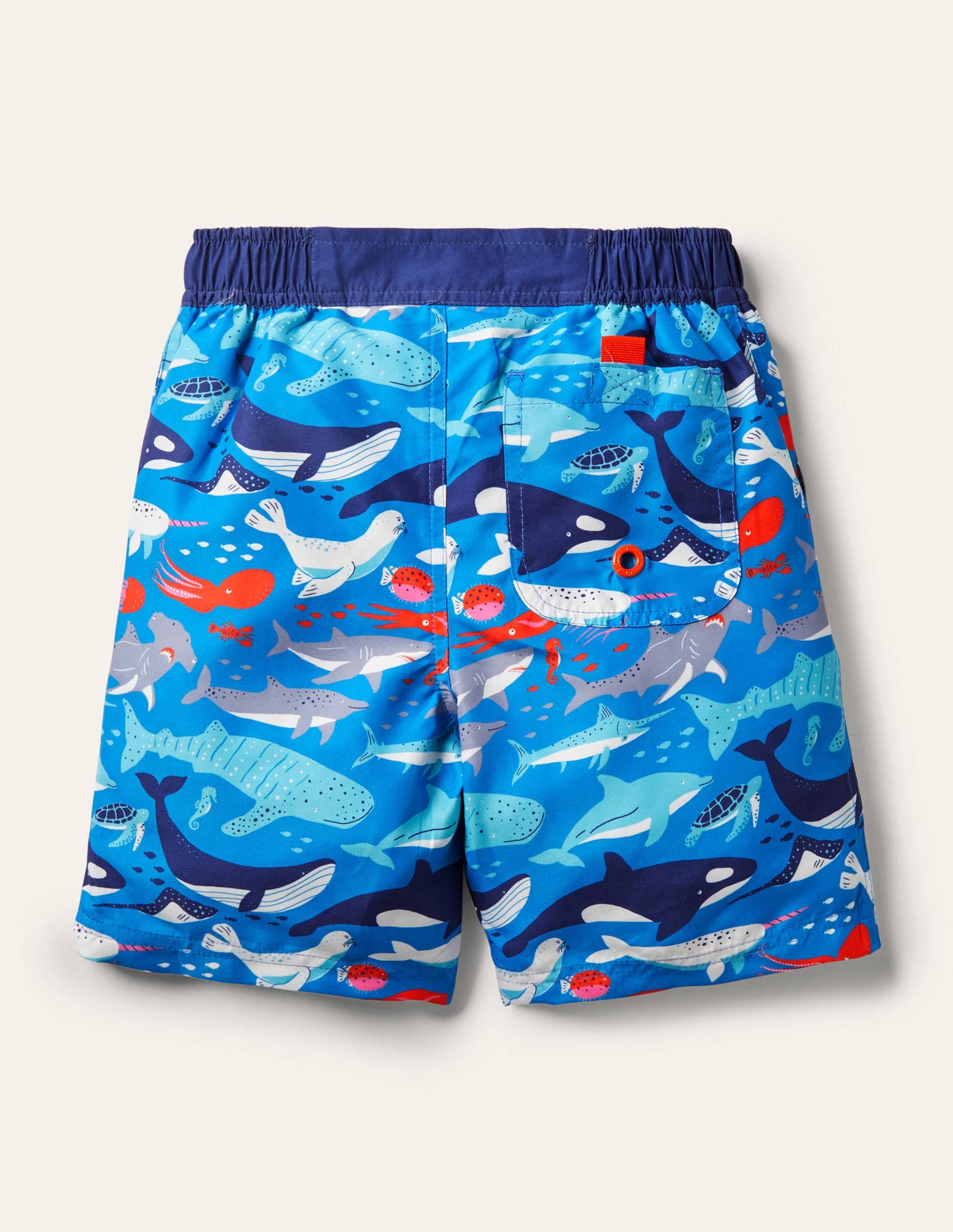 Board Shorts-Moroccan Blue Under the Sea-2