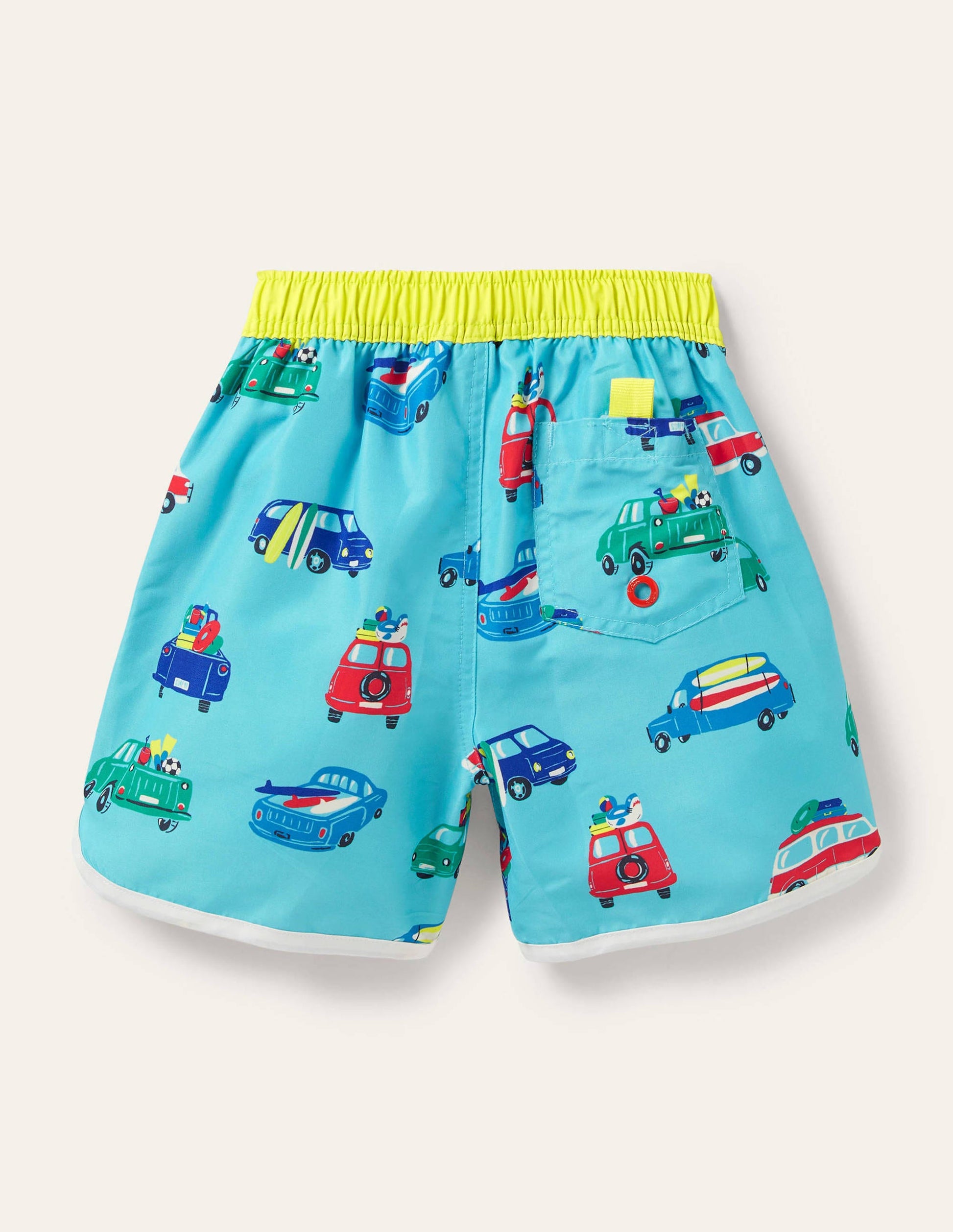 Surf Shorts-Aqua Blue Surf Vans-2