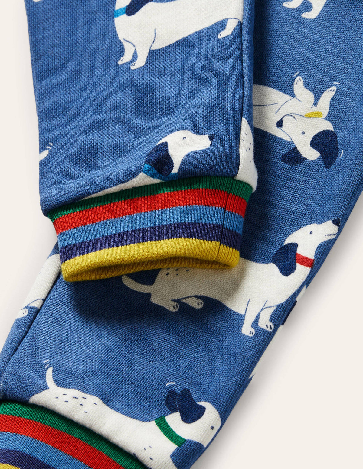 Printed Joggers-Venice Blue Sausage Dogs - Image 4