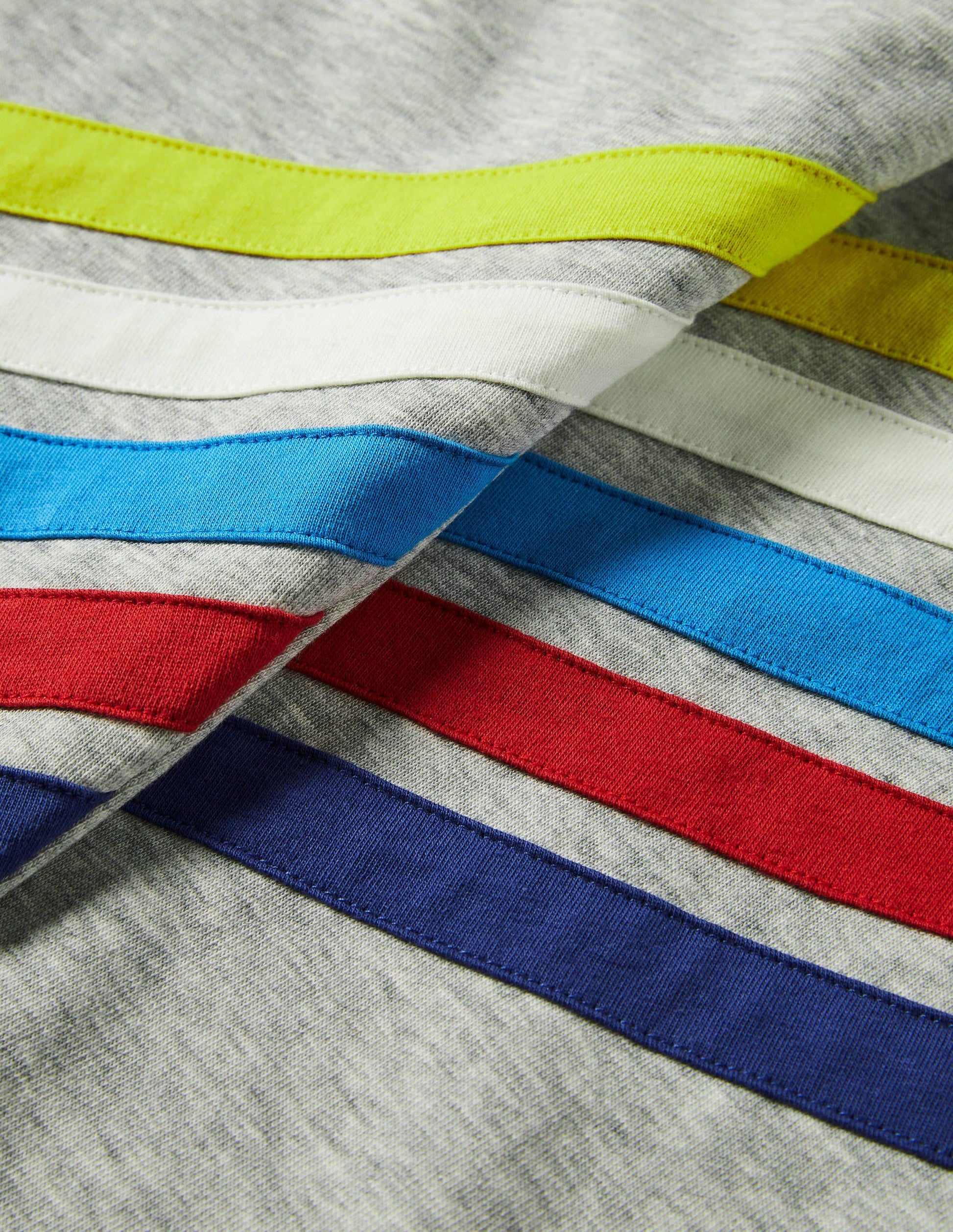 Rainbow Stripe Joggers-Grey Marl-3