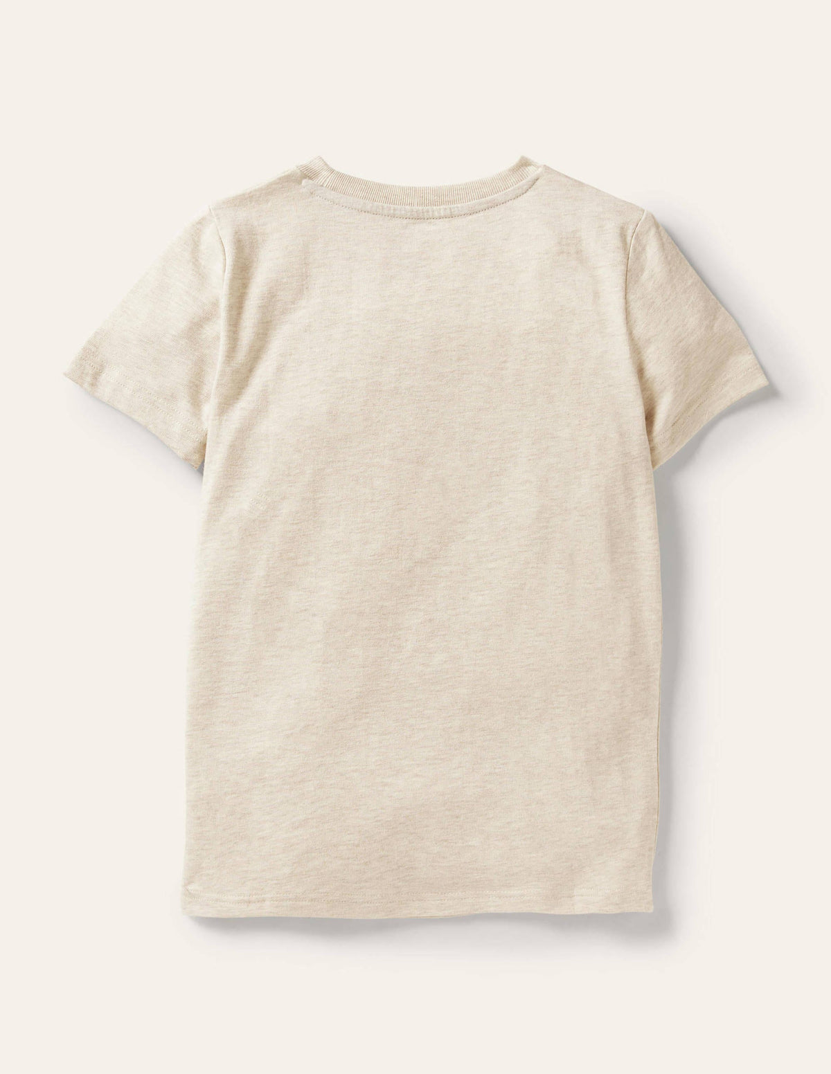 Graphic Grid T-shirt-Oatmeal Marl Frogs - Image 2