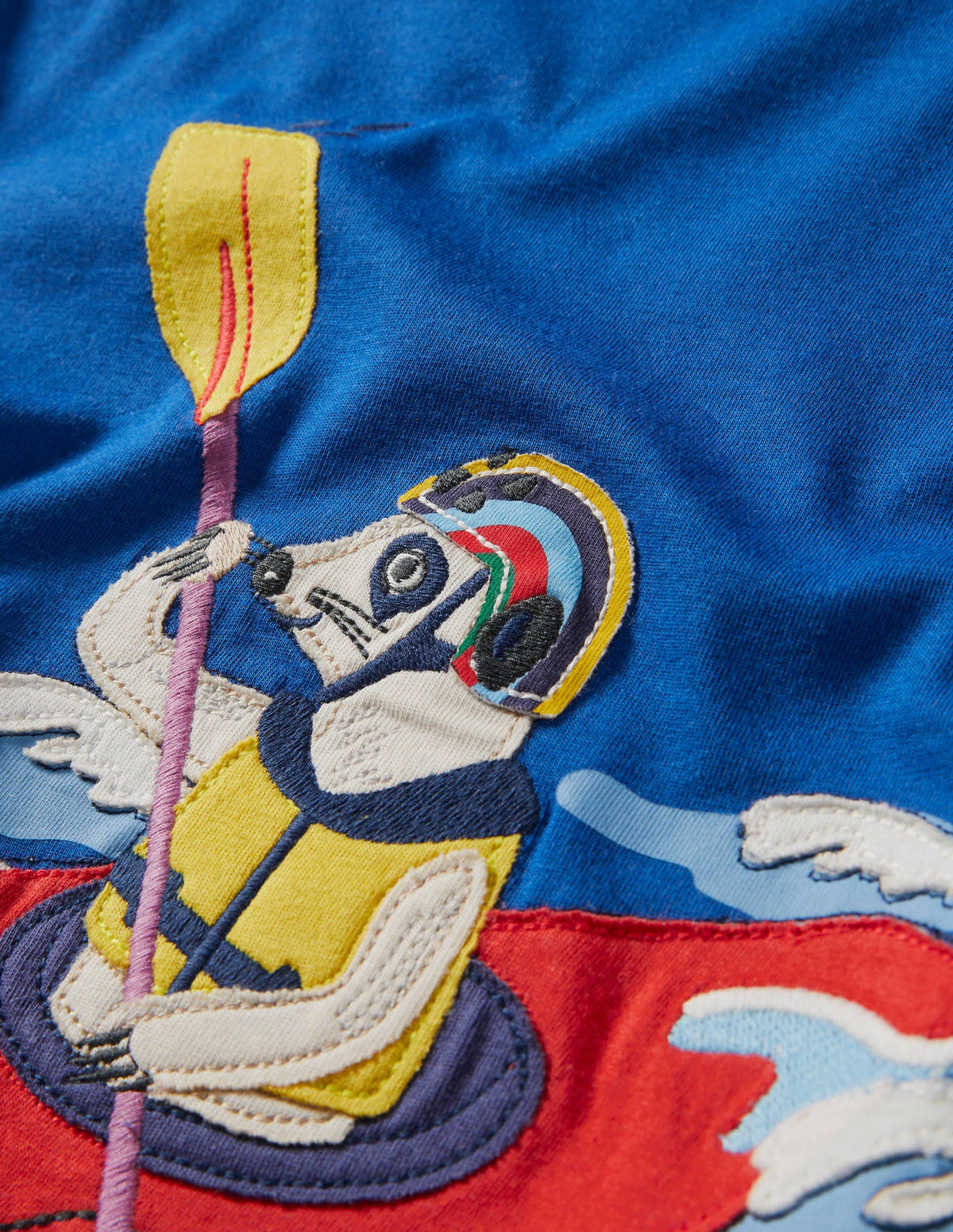 Animal Adventure T-shirt-Blue Wave Meerkat-3