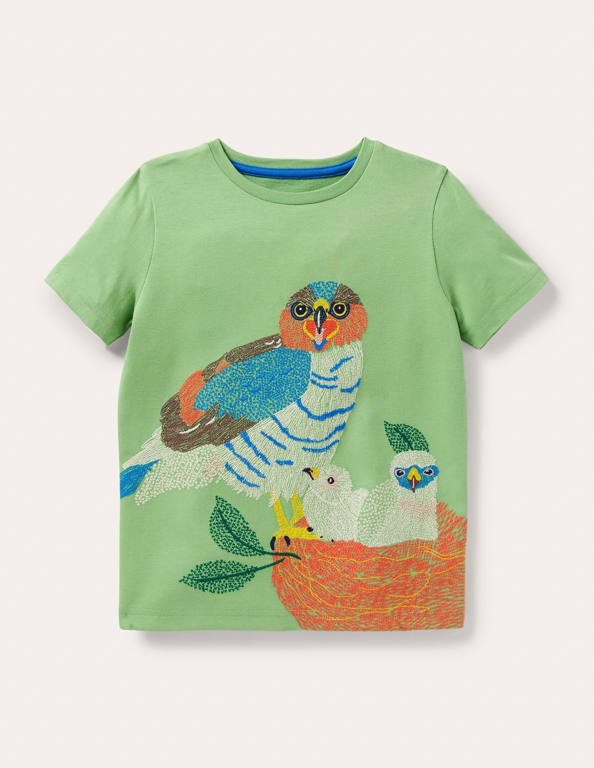 Superstitch T-shirt-Aloe Green Sparrow Hawk - Image 1