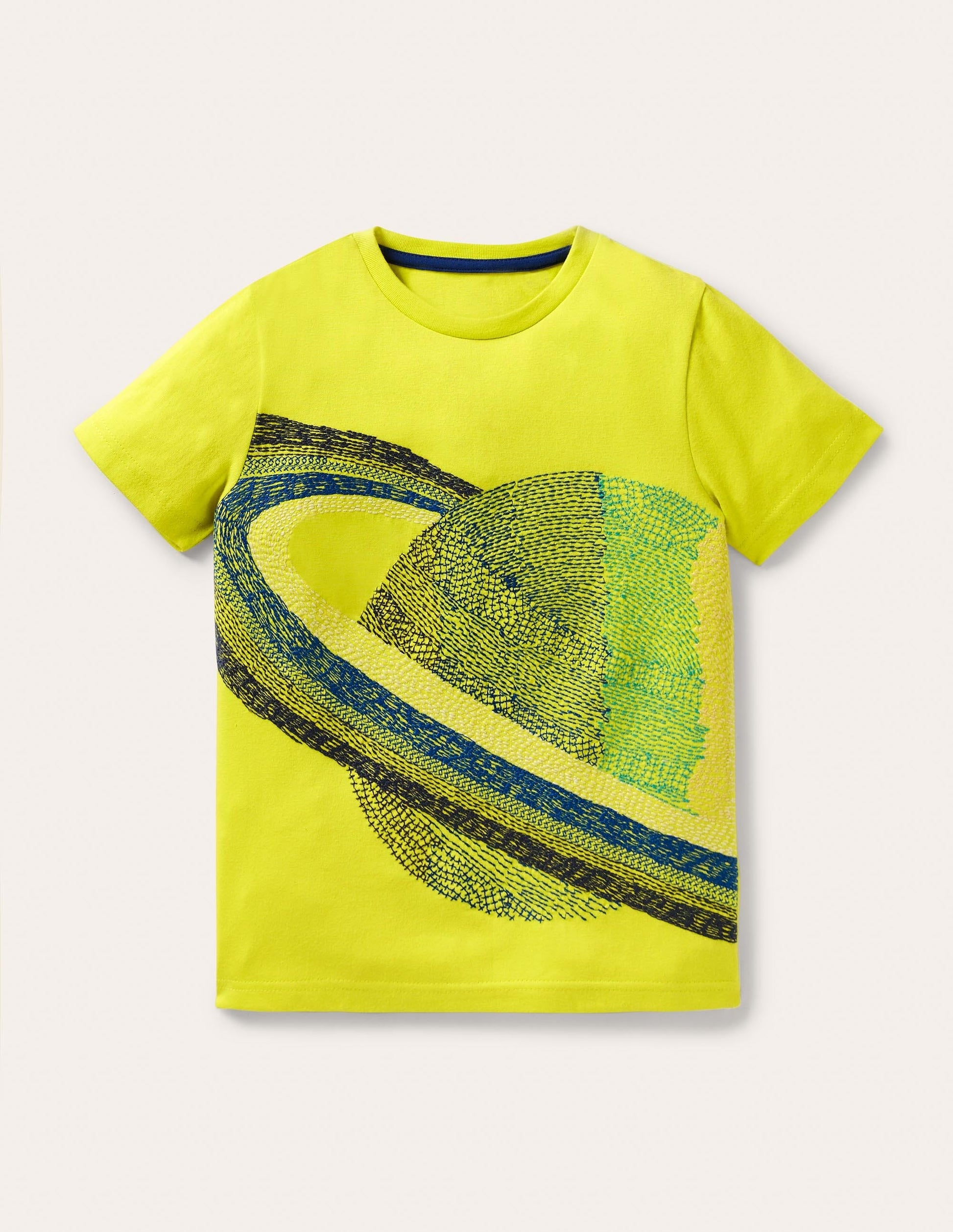 Superstitch T-shirt-Maximillion Yellow Planets-1