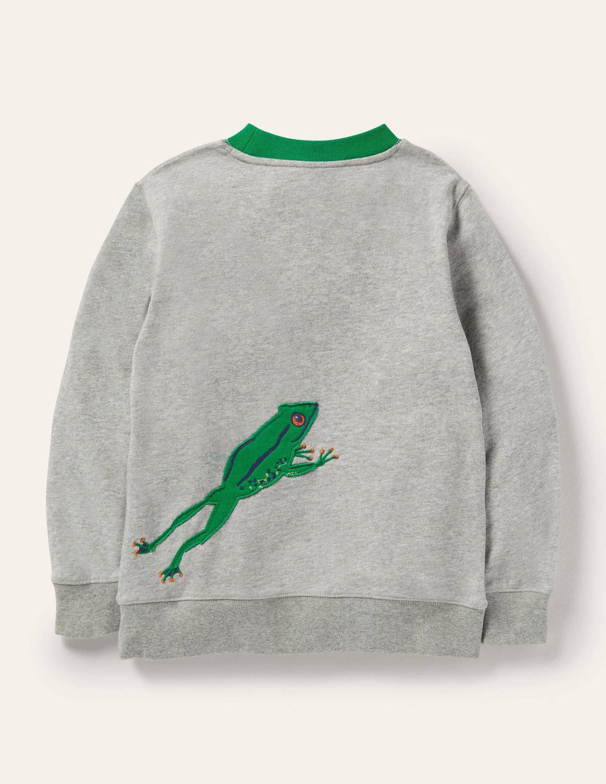 Front & Back Sweatshirt-Grey Marl Frog - Image 2