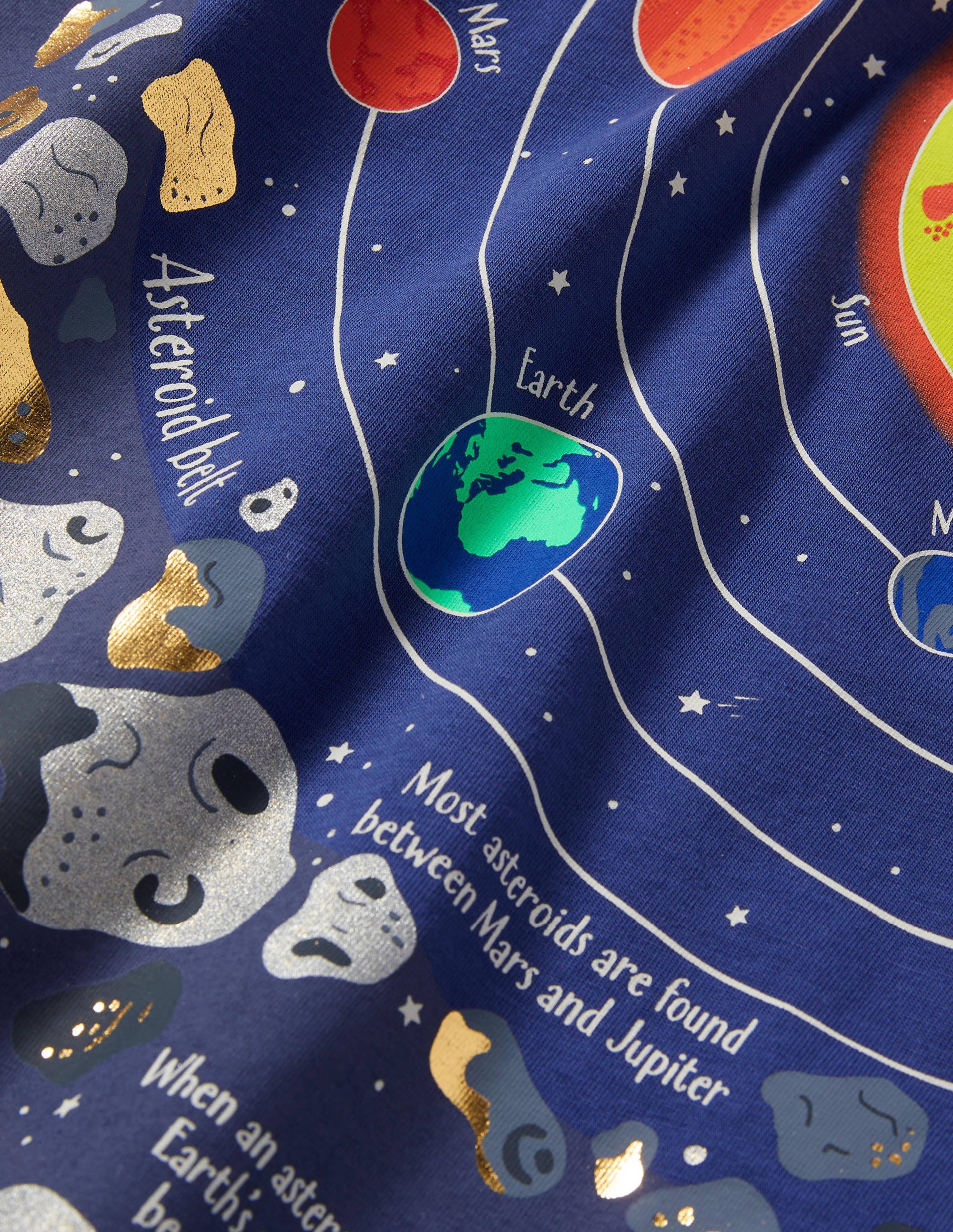 Blue Space Educational T-shirt-Starboard Blue Planets - Image 3