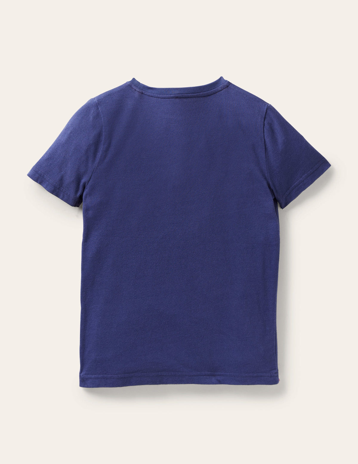 Zip Appliqué T-shirt-Starboard Blue Space - Image 2