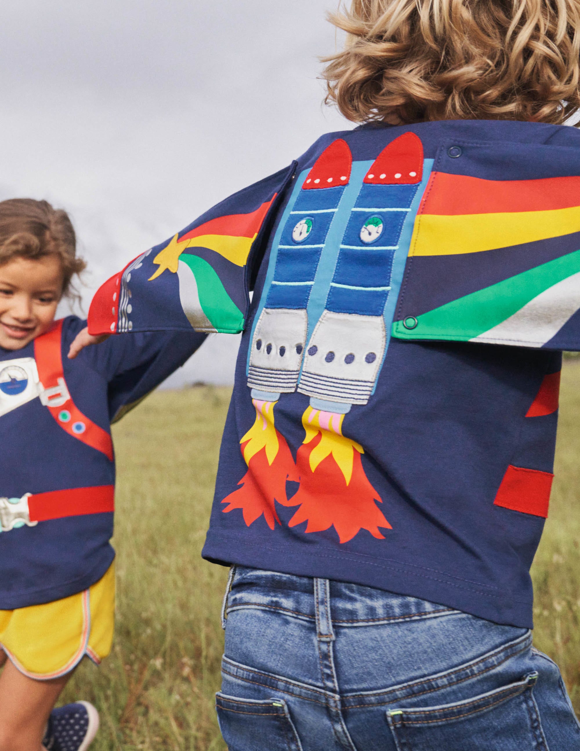 Jet Pack T-shirt-Starboard Blue Rocket - Image 4
