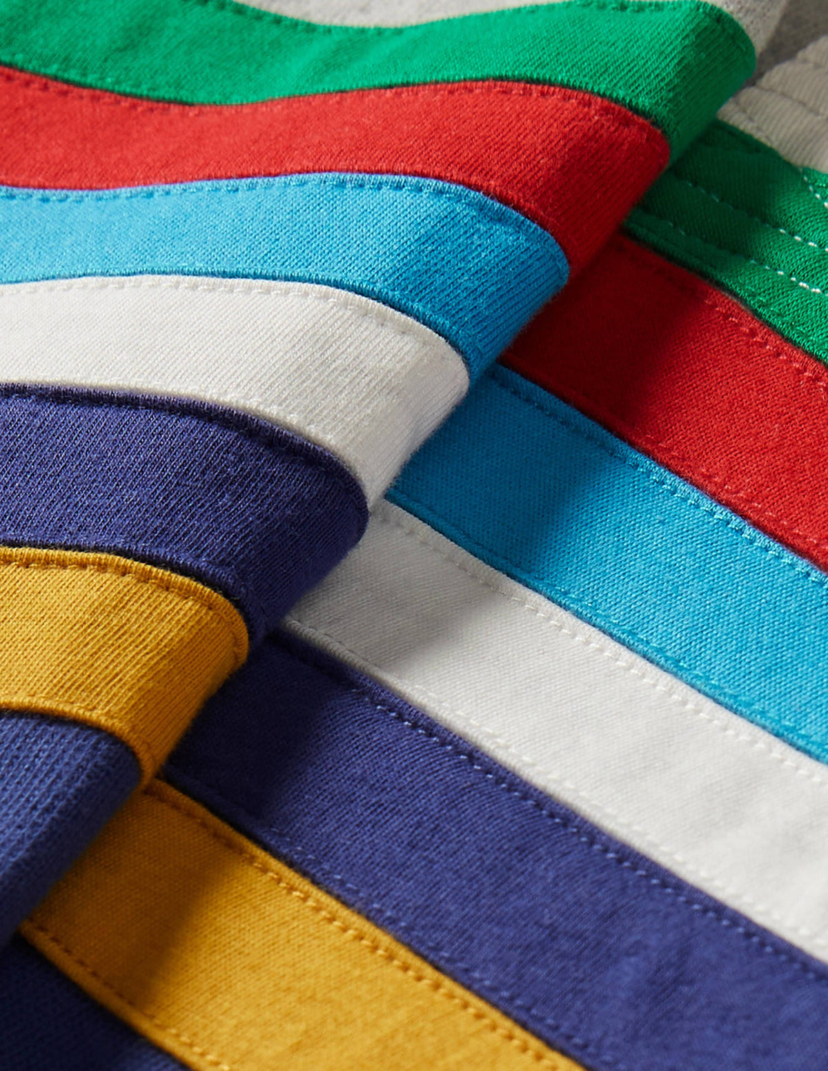 Colourblock Rugby Shirt-Colourblock Rainbow Stripe-3