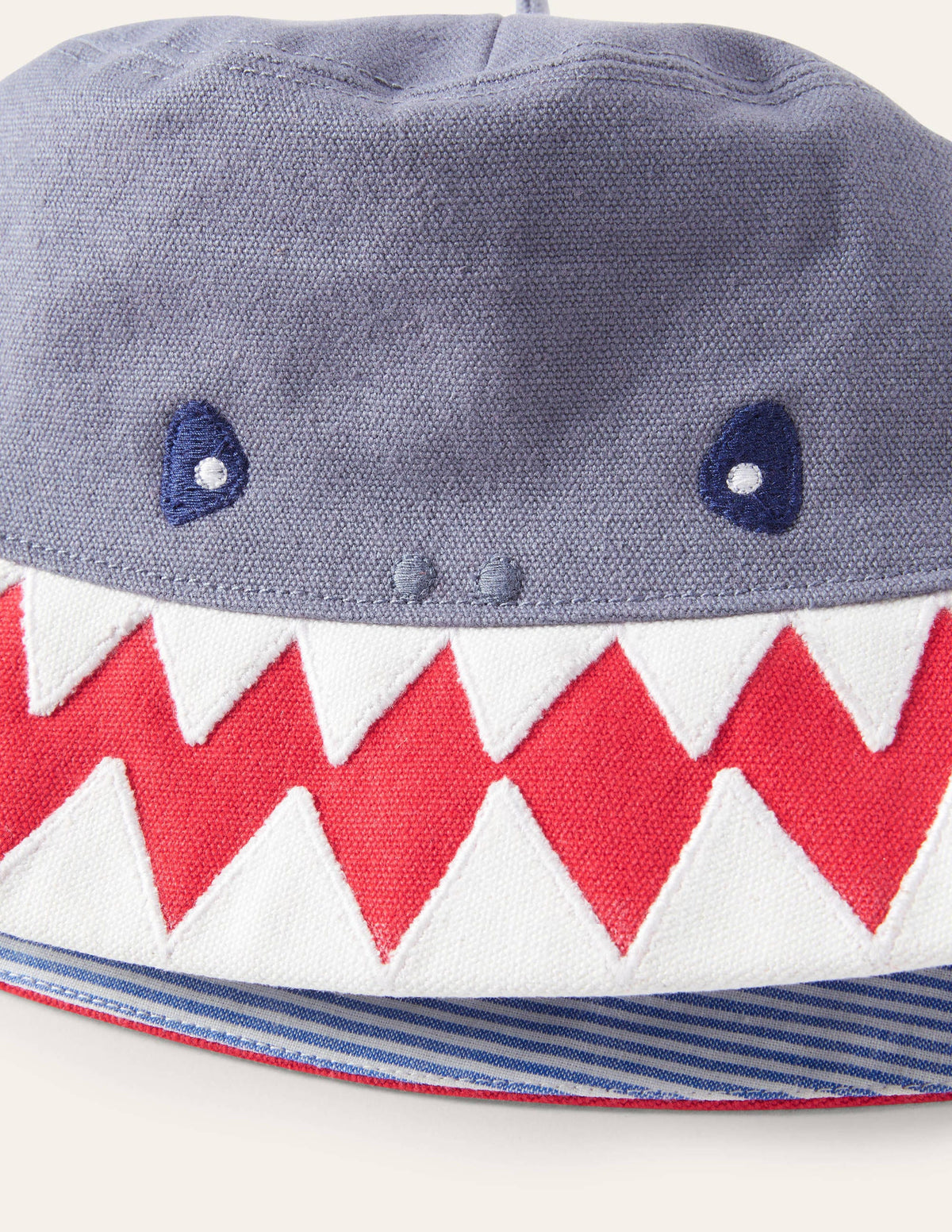 Novelty Bucket Hat-Grey Shark-2