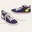Novelty Canvas High Tops-College Navy Spot Rainbow - Image 3