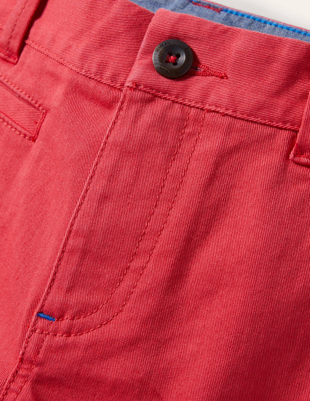 Chino Shorts-Cherry Tomato Red - Image 3