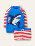Blue Shark Surf Set-Strawberry Tart/Ivory Shark