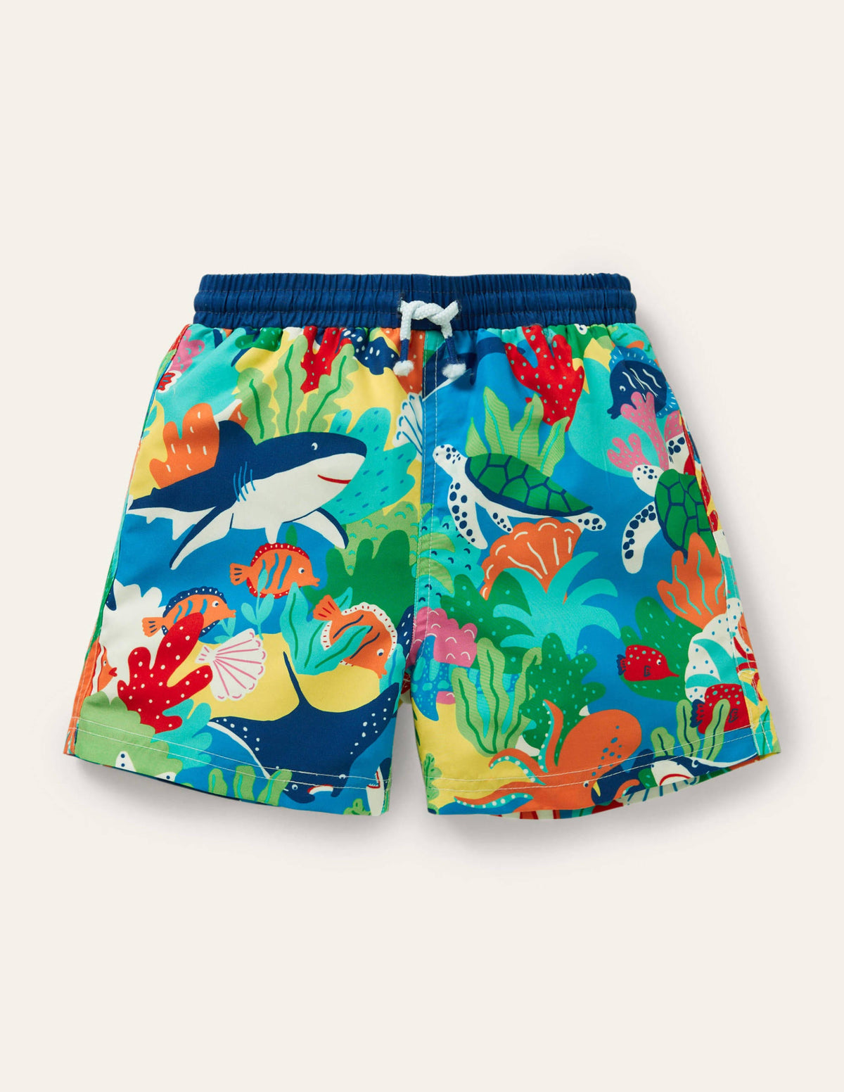 Swim Shorts-Multi Rainbow Reef-1