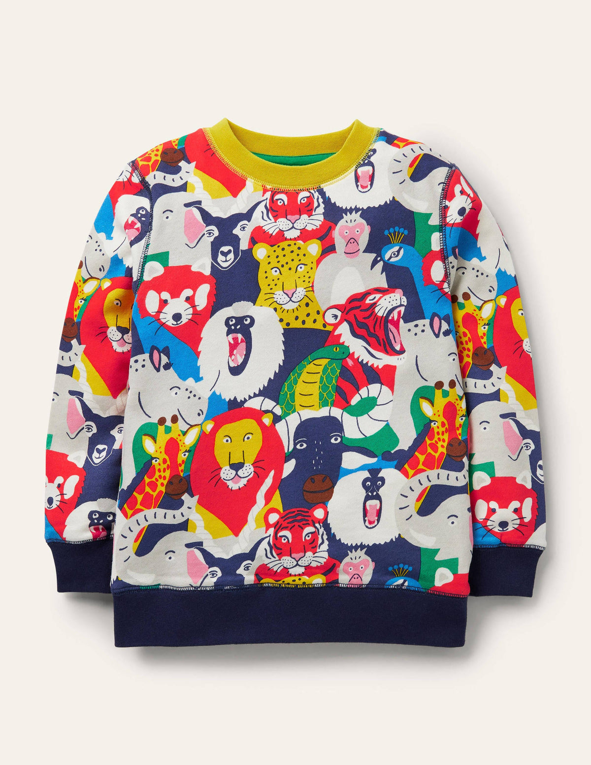 Printed Sweatshirt-Multi Bonkers Jungle-1