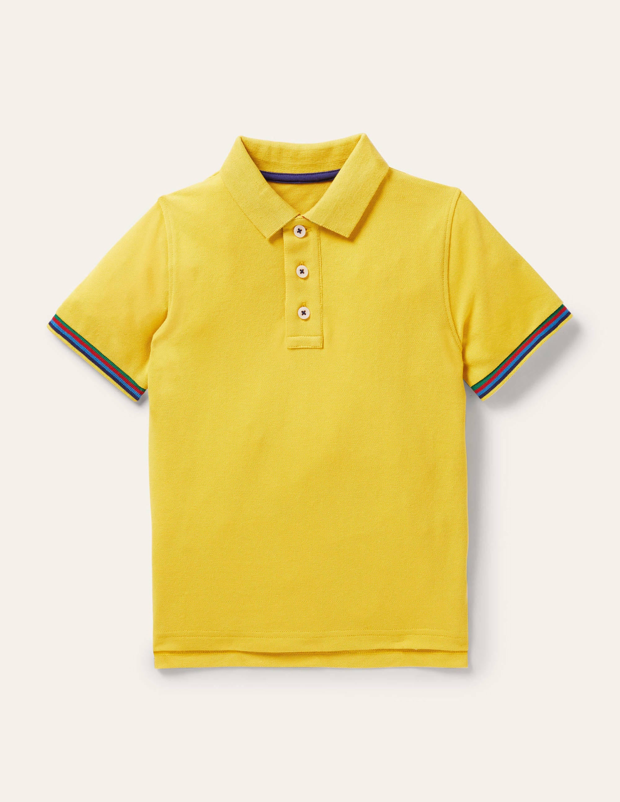 Piqué Polo Shirt-Daffodil Yellow - Image 1