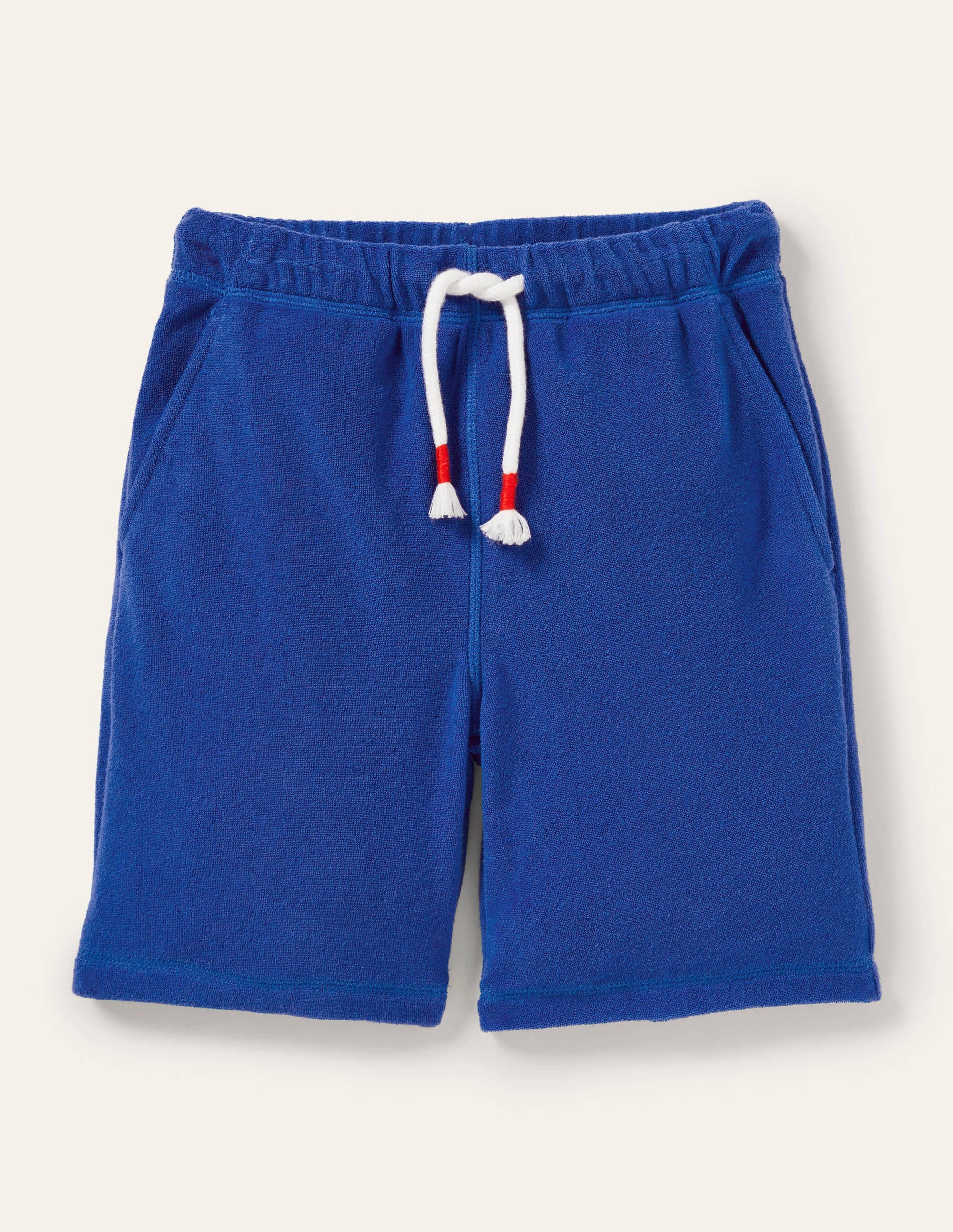 Towelling Sweatshorts-Blue Wave Rainbow - Image 1