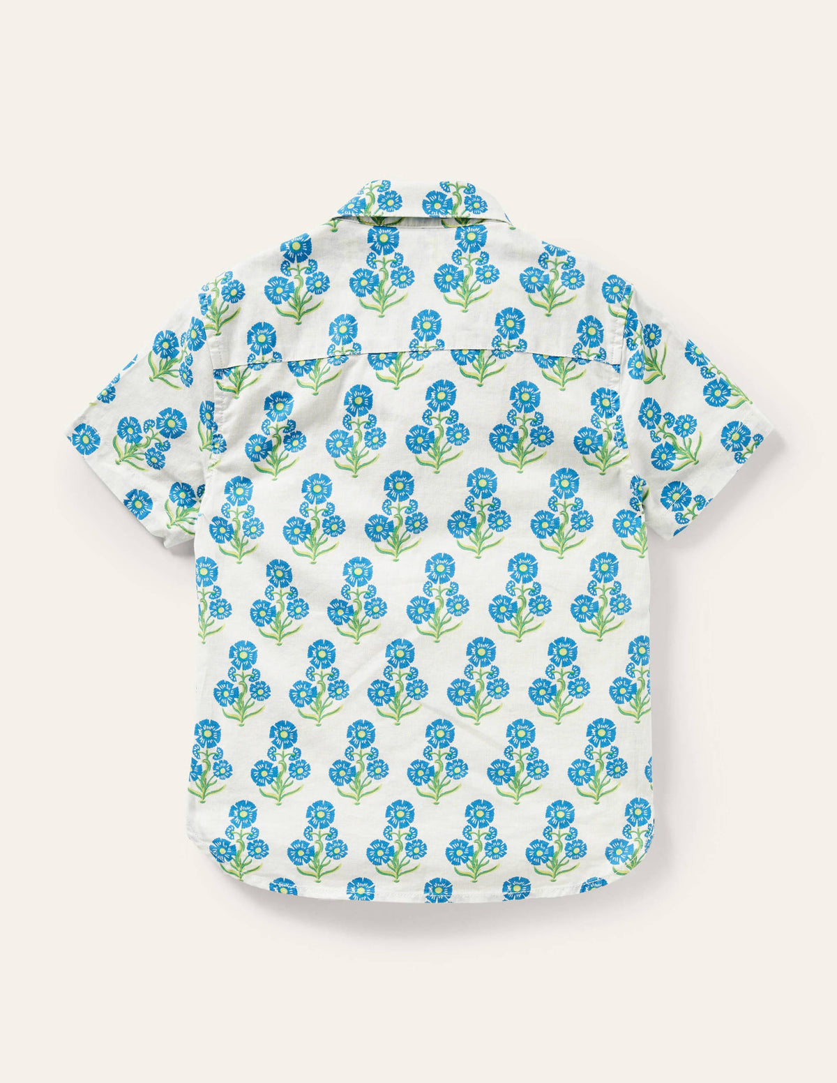 Holiday Cotton Linen Shirt-Molly Mahon Print - Image 2