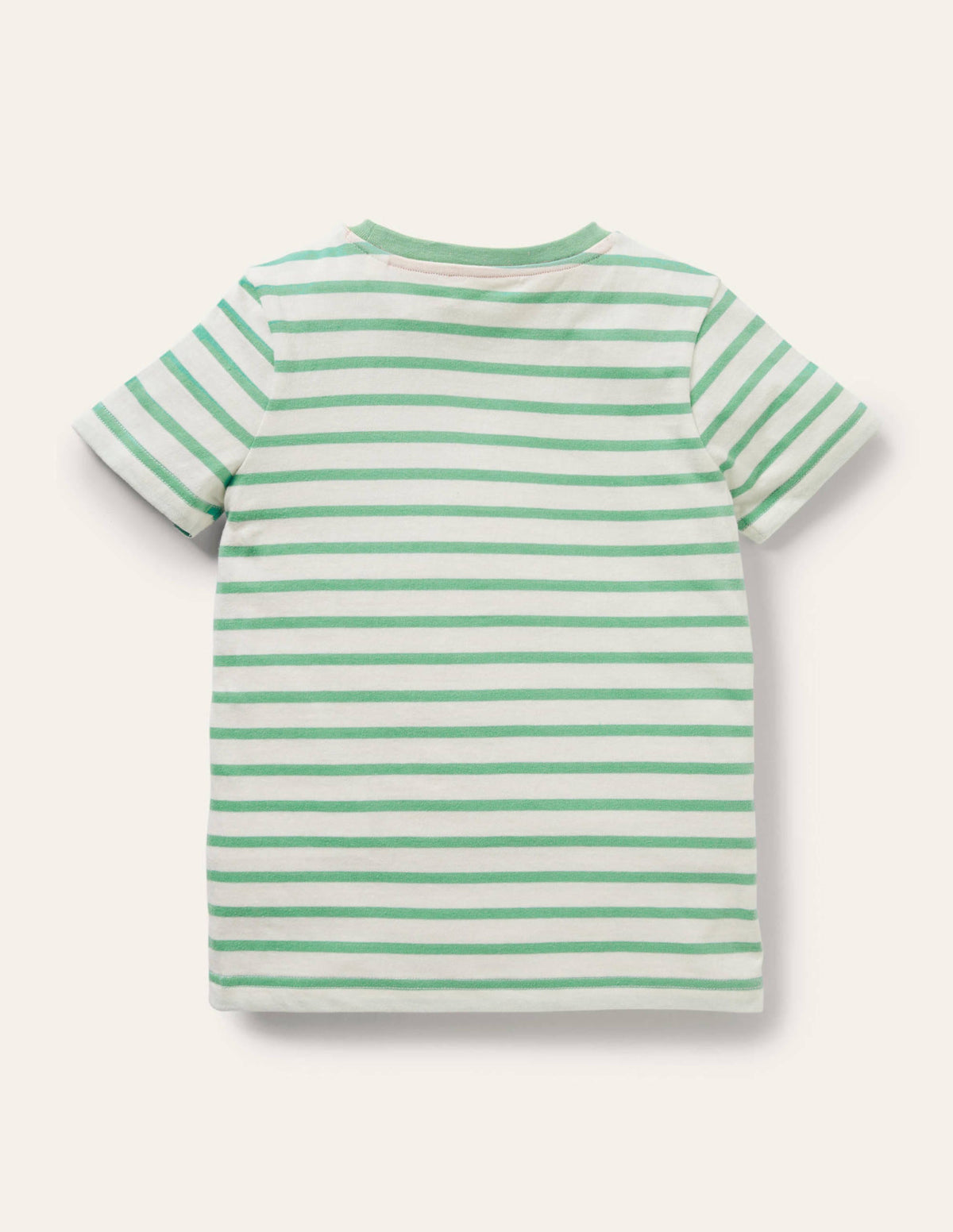 Easter Appliqué T-shirt-Ivory/Aloe Green Bunny - Image 2