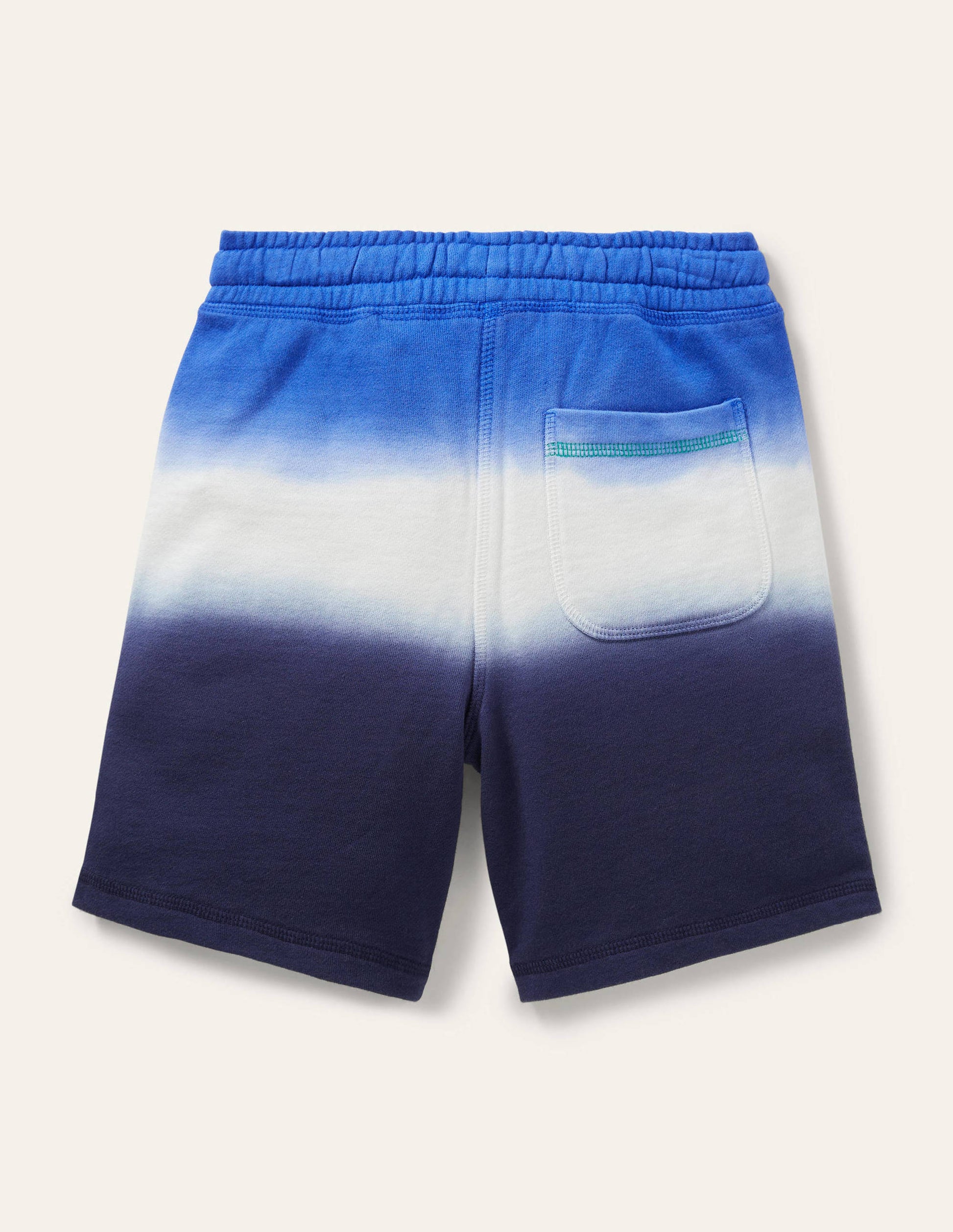 Garment-dyed Sweatshorts-Blue Dip Dye-2