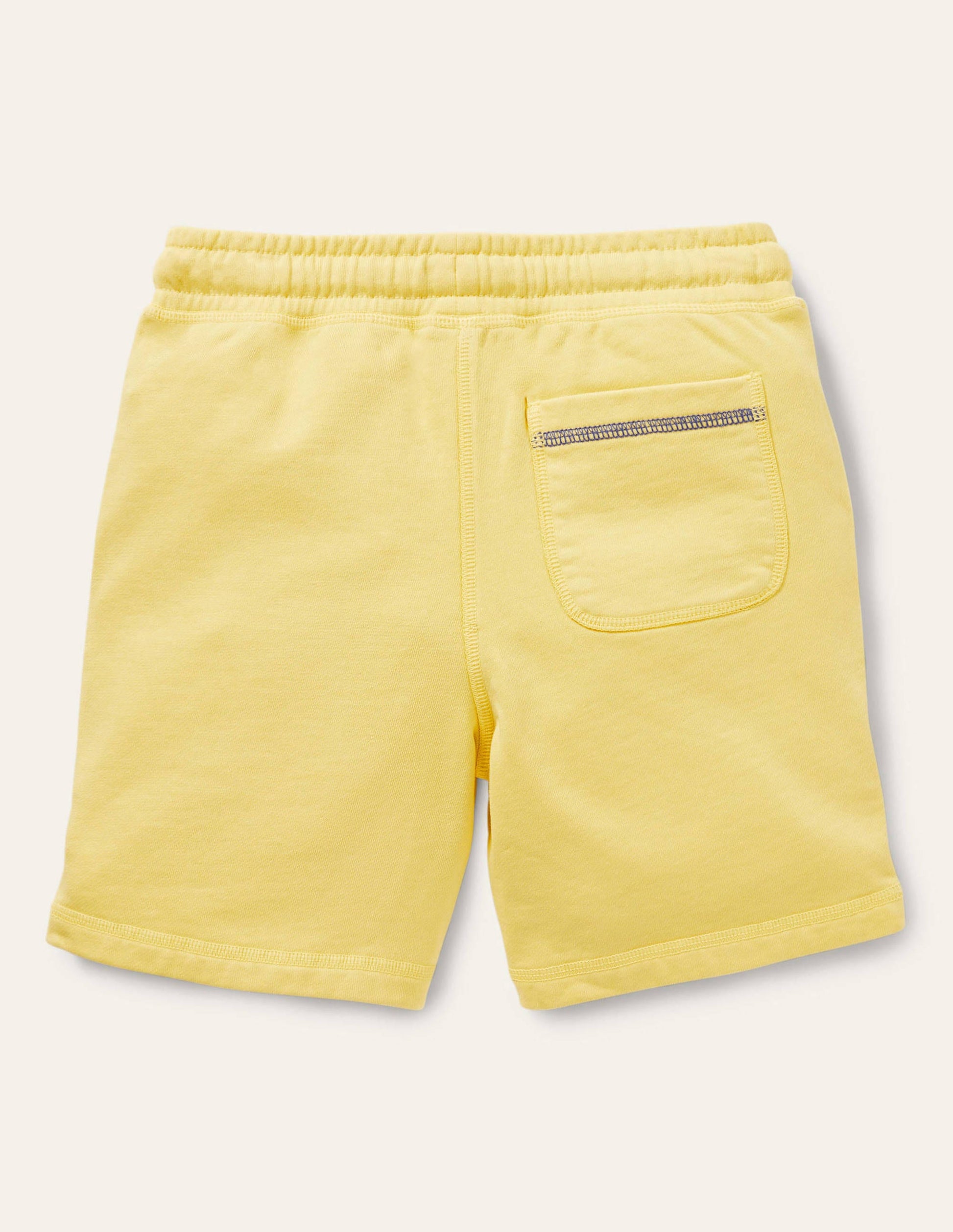 Garment-dyed Sweatshorts-Sweetcorn Yellow-2