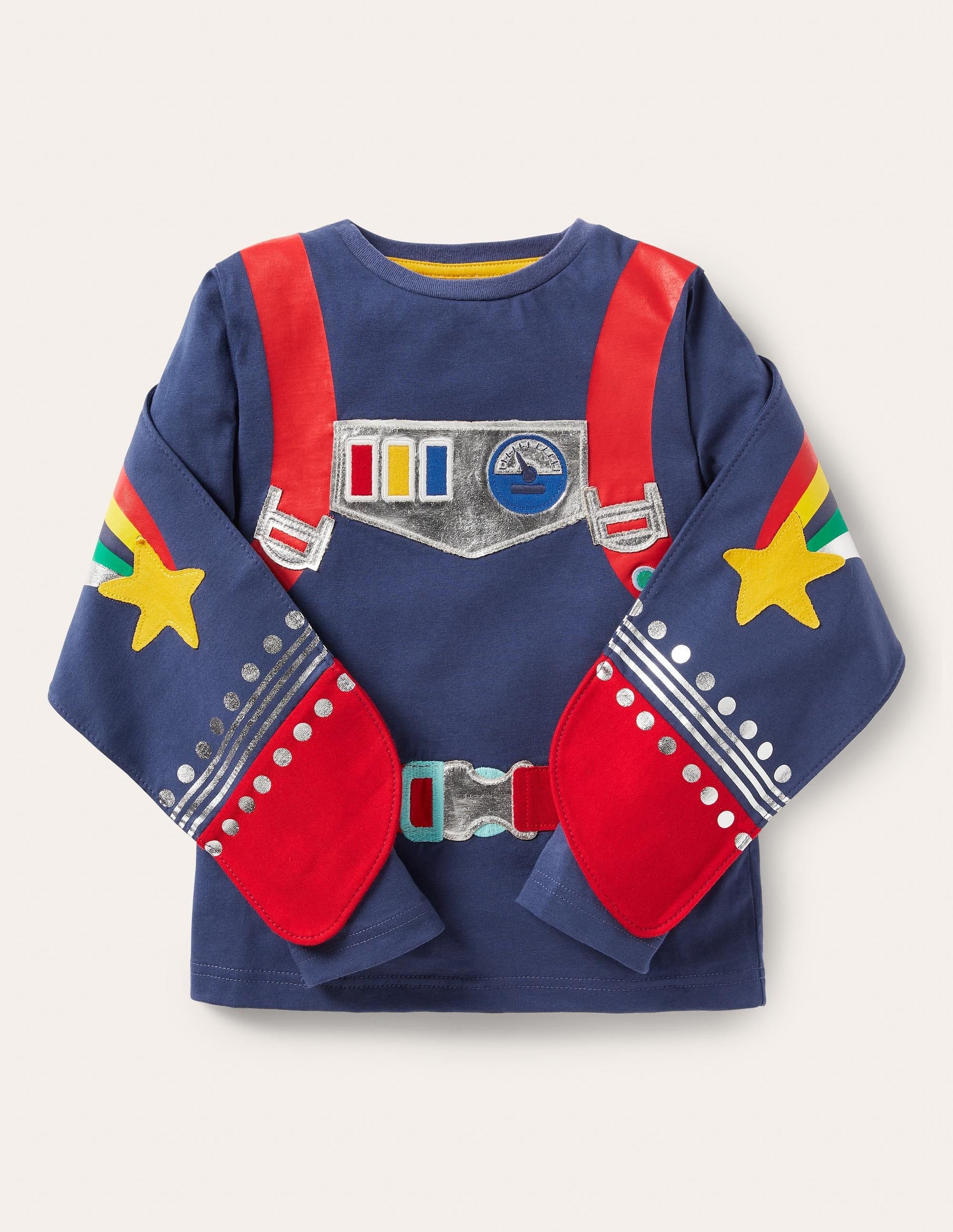 Jet Pack T-shirt-Starboard Blue Rocket-1
