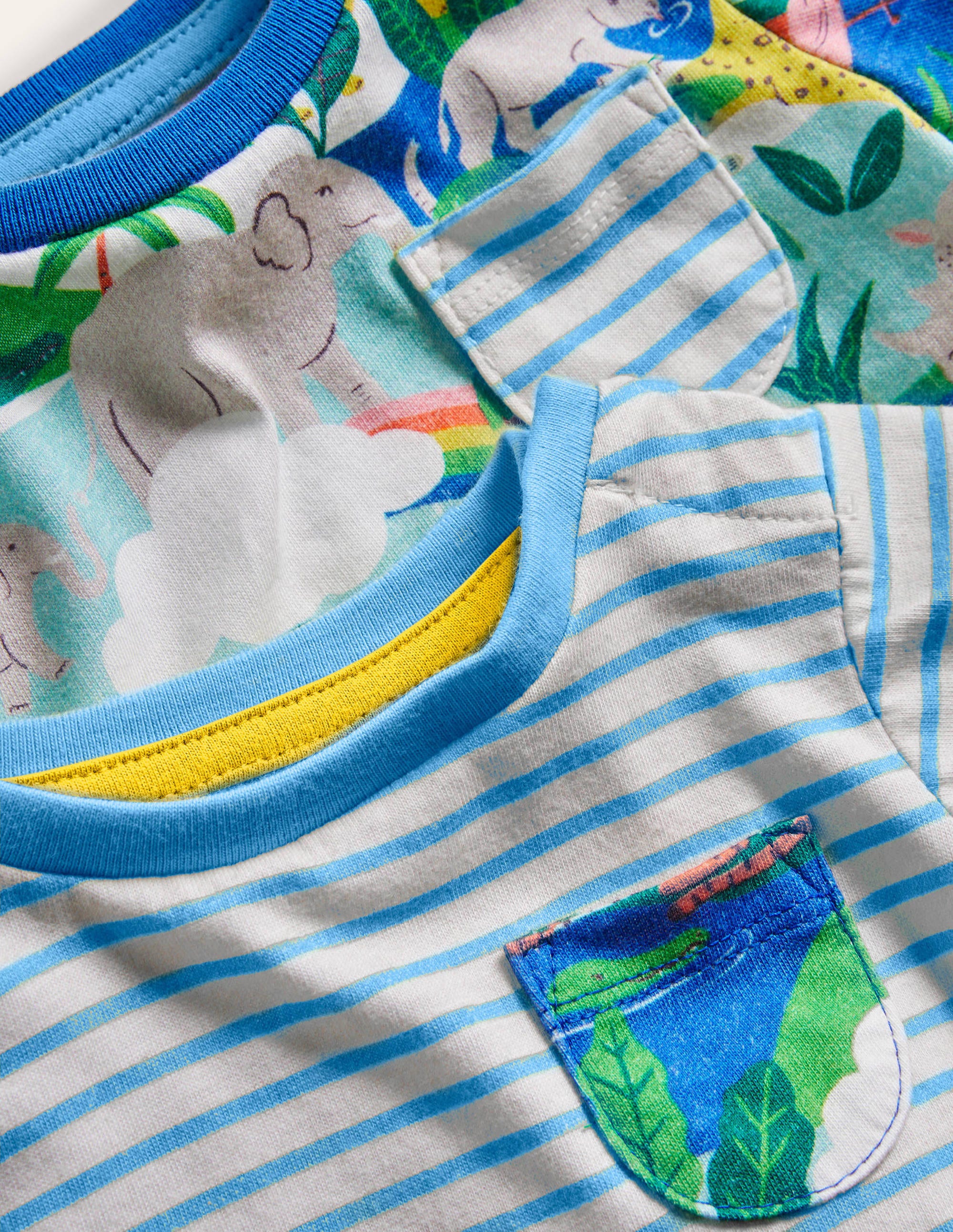Twin Pack T-Shirts-Multi Rainbow Jungle - Image 3