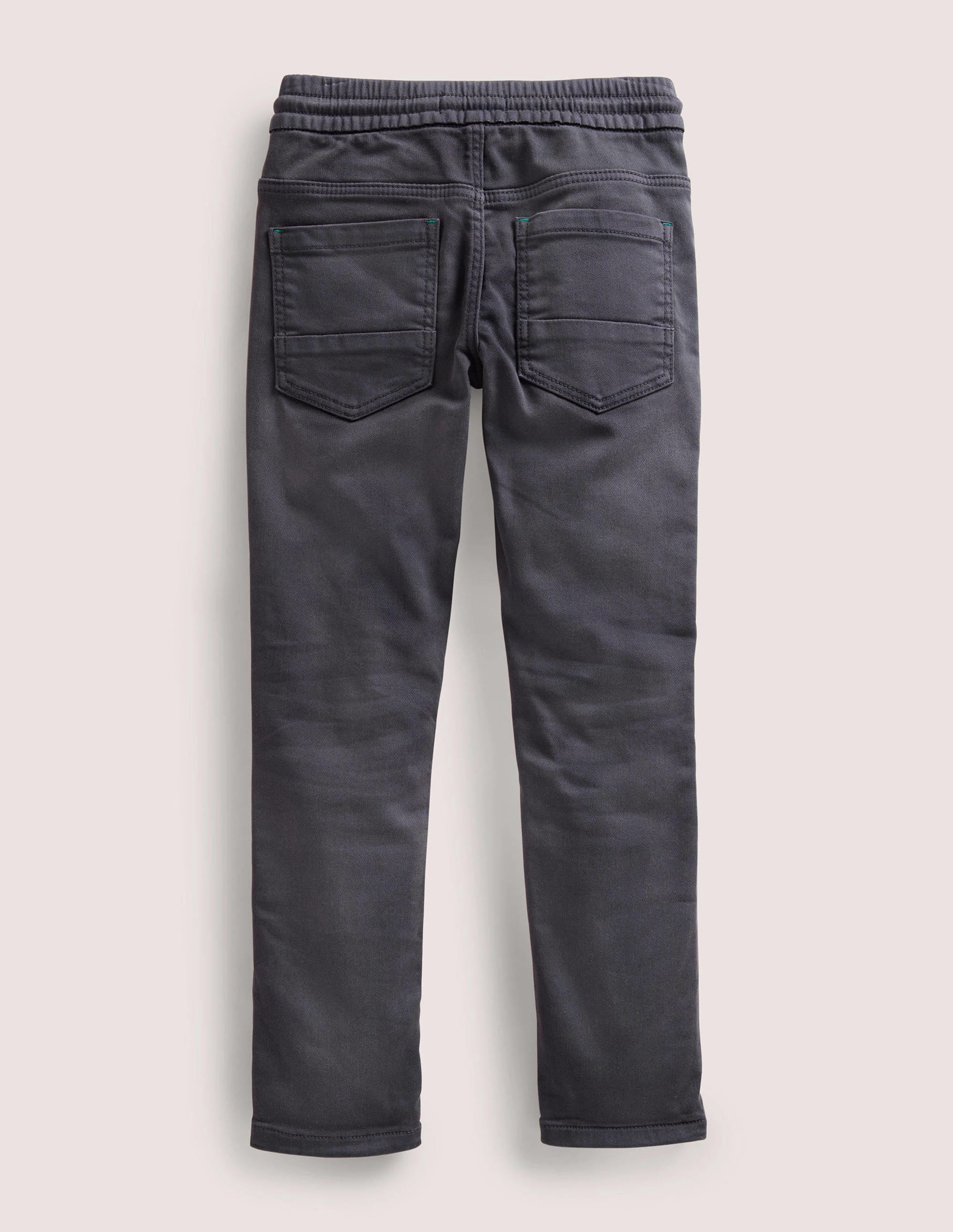 Jersey Skinny Jeans-Soot Grey - Image 2