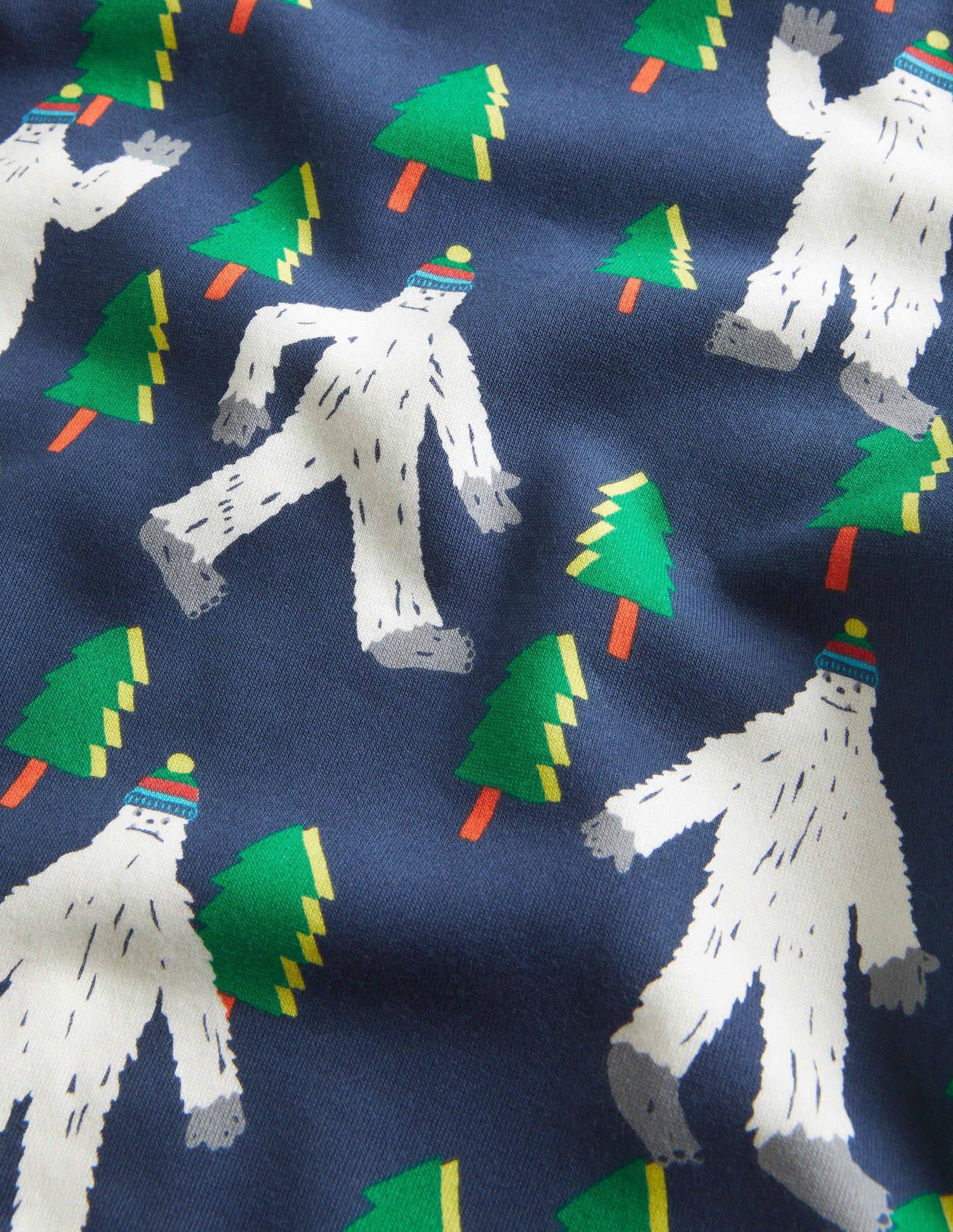 Printed Sweatshirt-College Navy Yeti - Image 3