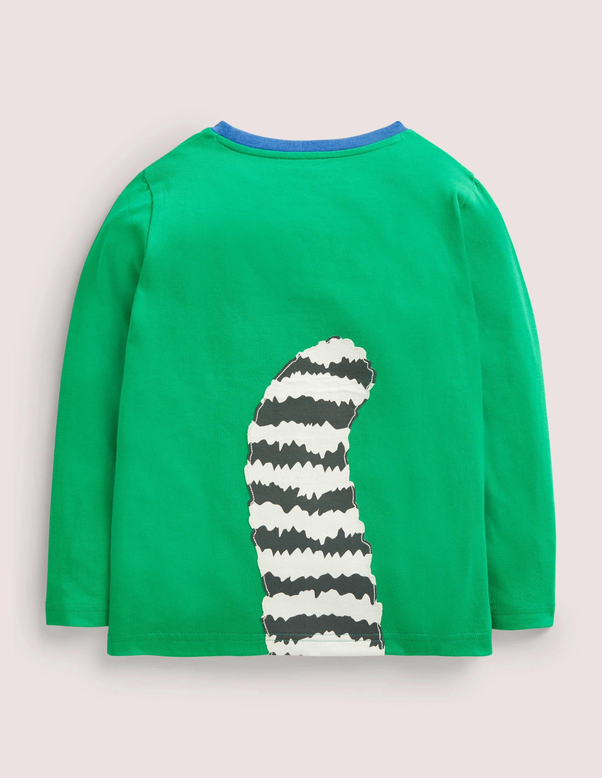 Front & Back Appliqué T-shirt-Highland Green Racoon - Image 2