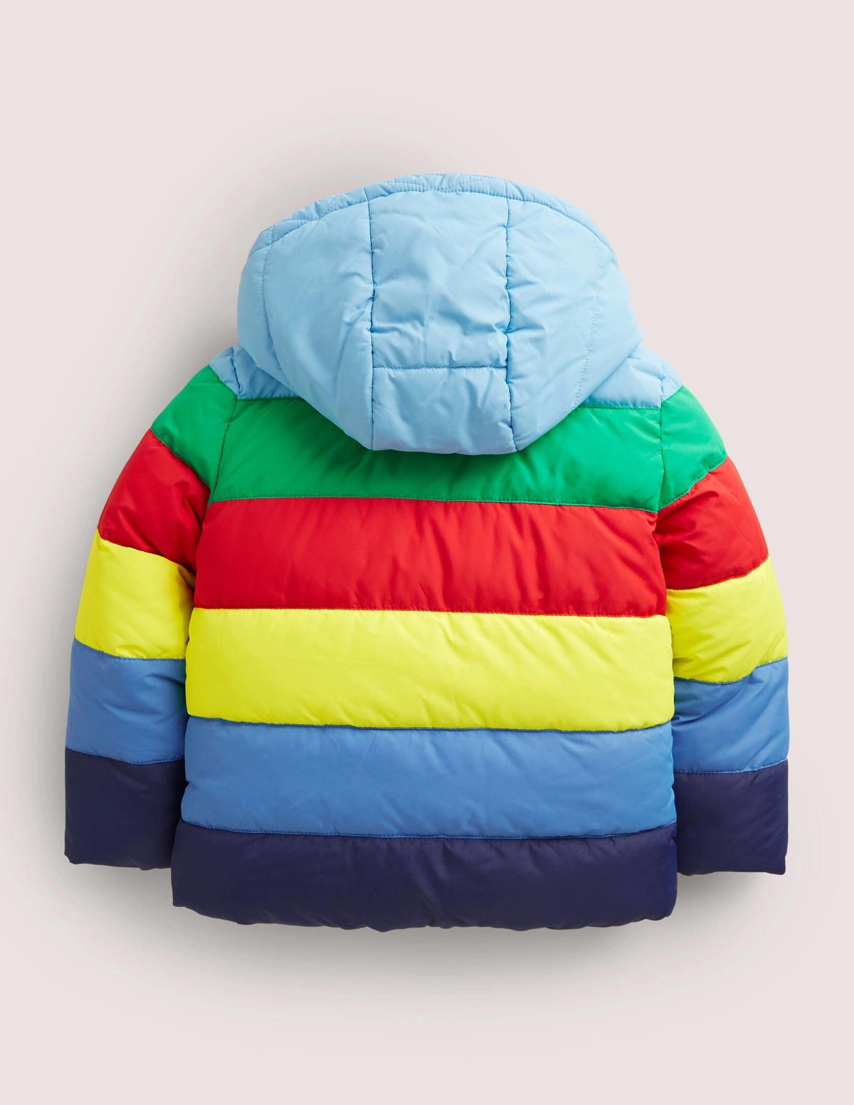 Shower-Resistant Padded Jacket-Multi Rainbow - Image 2