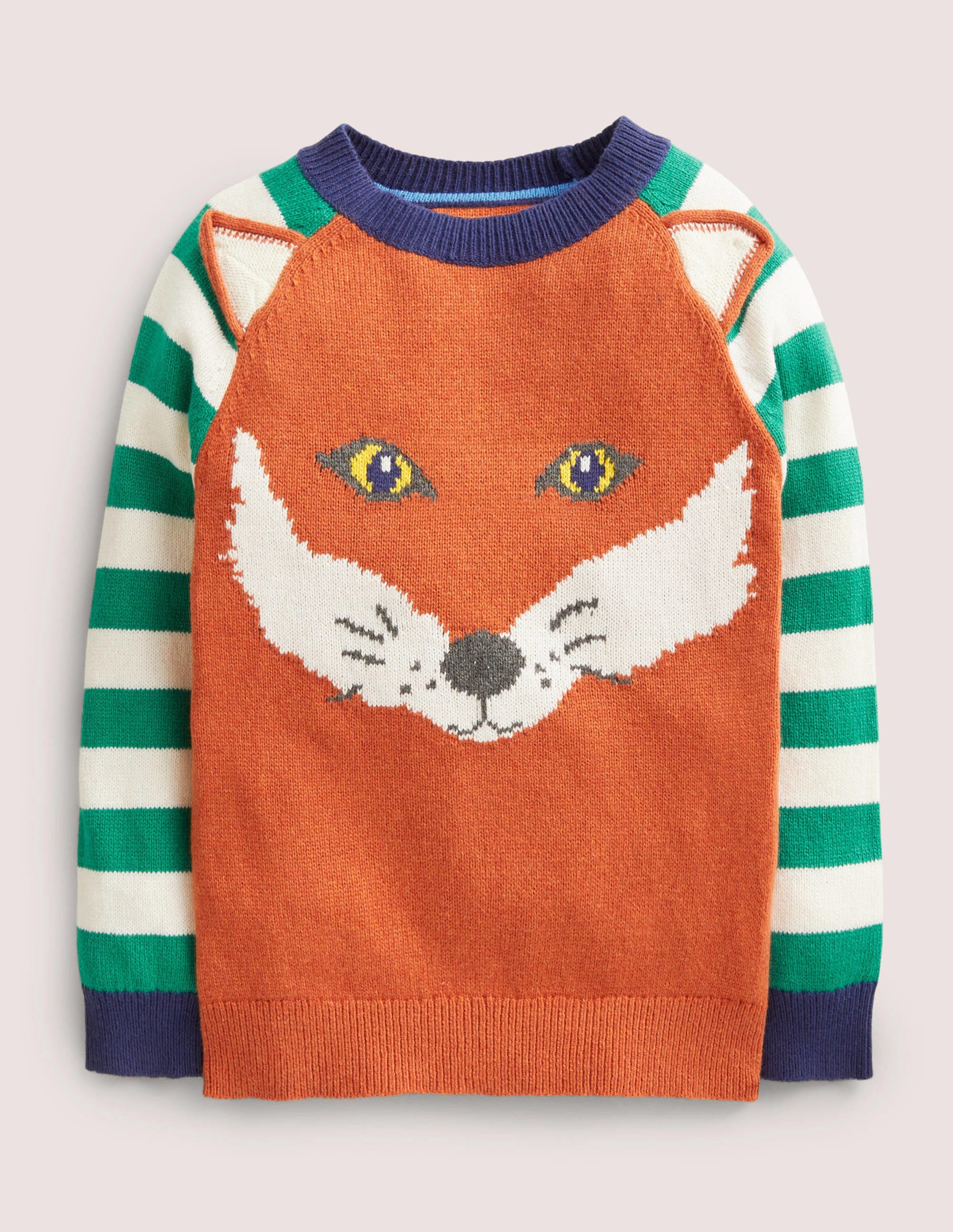 Hotchpotch Logo Jumper-Rust Orange Fox - Image 1